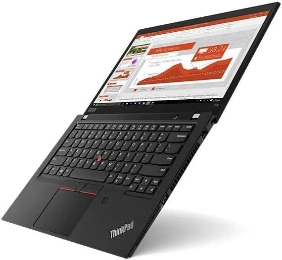 Lenovo ThinkPad T495 14" Business Laptop – AMD Ryzen 5 Pro 3500, 16GB DDR4 RAM, 256GB NVMe SSD, Graphics, Fingerprint, ENG/ARA Keyboard, Windows 10 Pro, Black Used