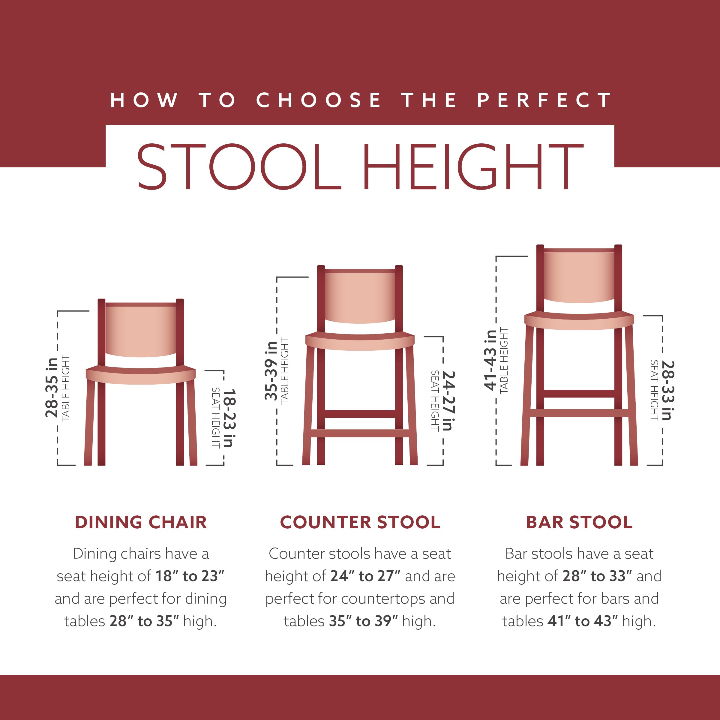 Linon Triena X Back Folding Bar Stool, Merlot/Brown