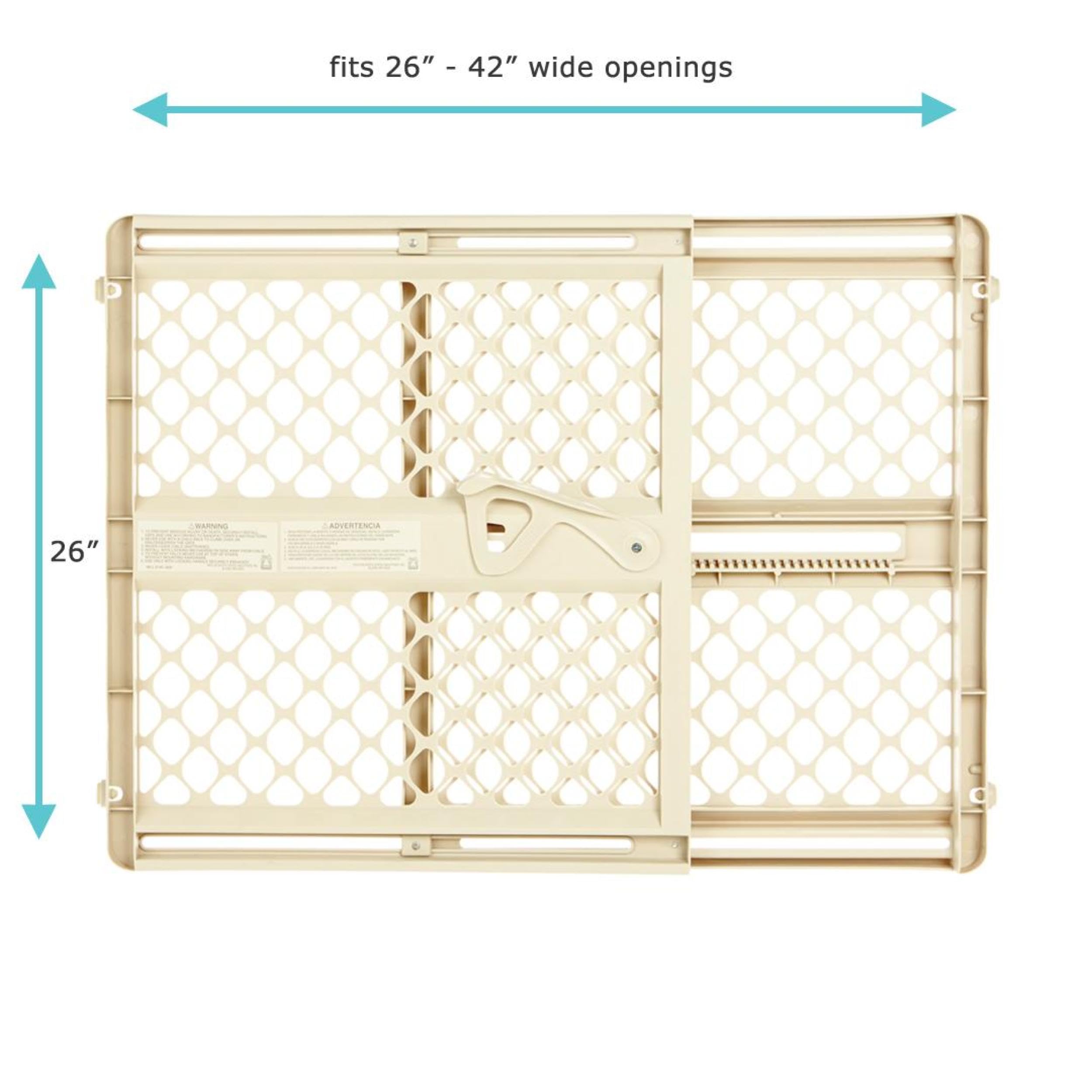 Toddleroo by North States Supergate Ergo Child Gate, Baby Gate for Stairs and Doorways.