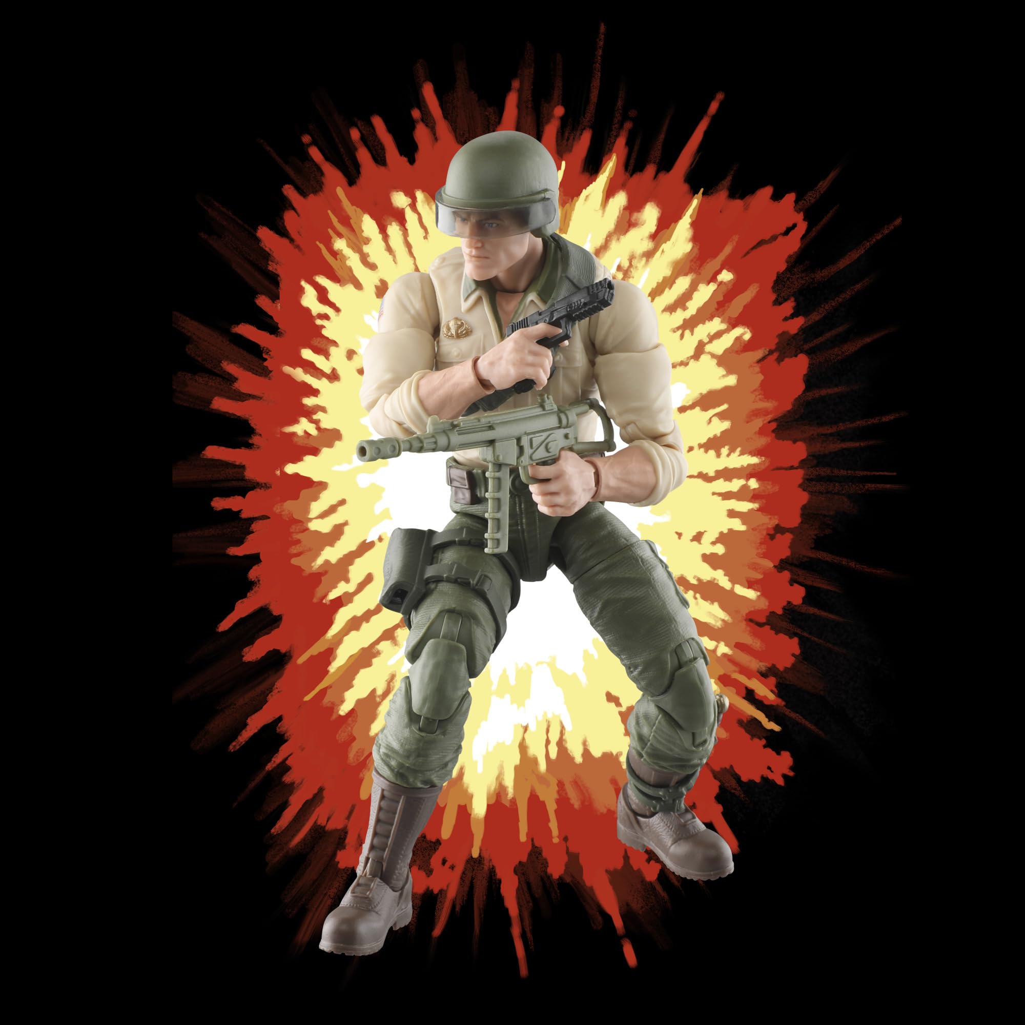 G.I. Joe Classified Series Retro Cardback Duke, Collectible 6-Inch Action Figure with 10 Accessories