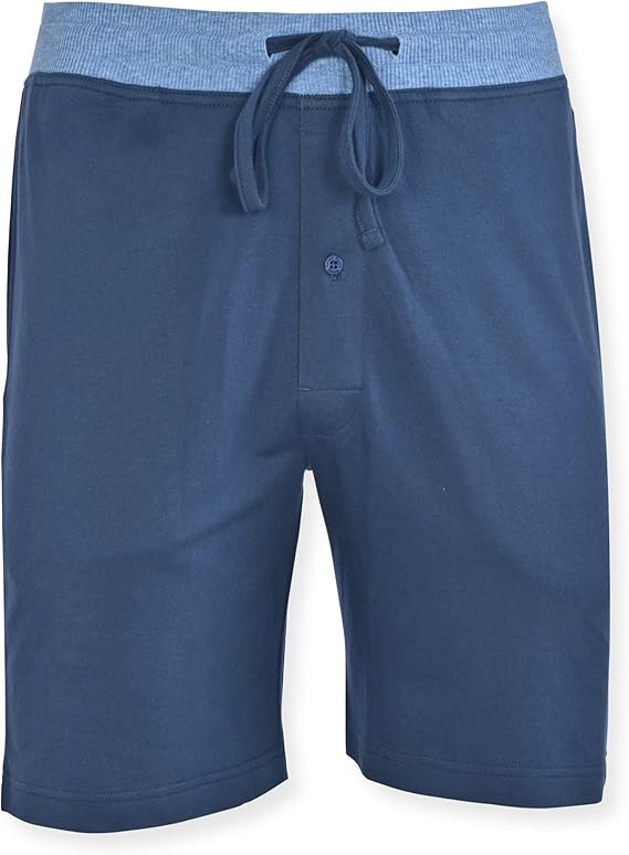 SIZE: 5XL - Hanes Men's Soft French Terry Pajama Shorts, 2-Pack