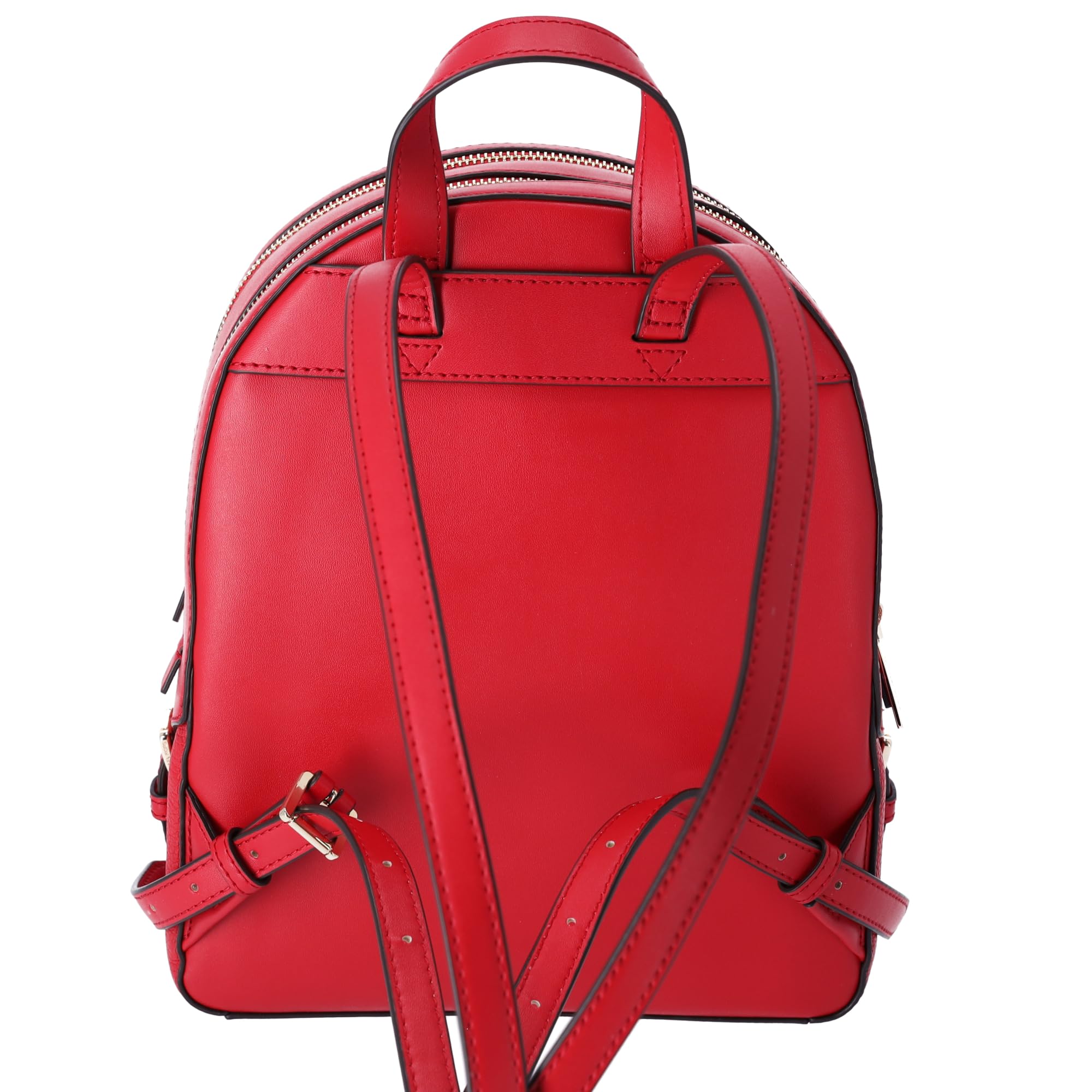 Michael Kors Jaycee Medium Pebbled Leather Backpack (bright Red)