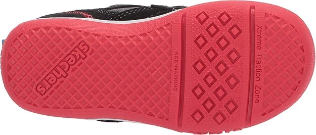 Skechers FLEX PLAY-MID DASH boys Sneaker BLACK AND RED