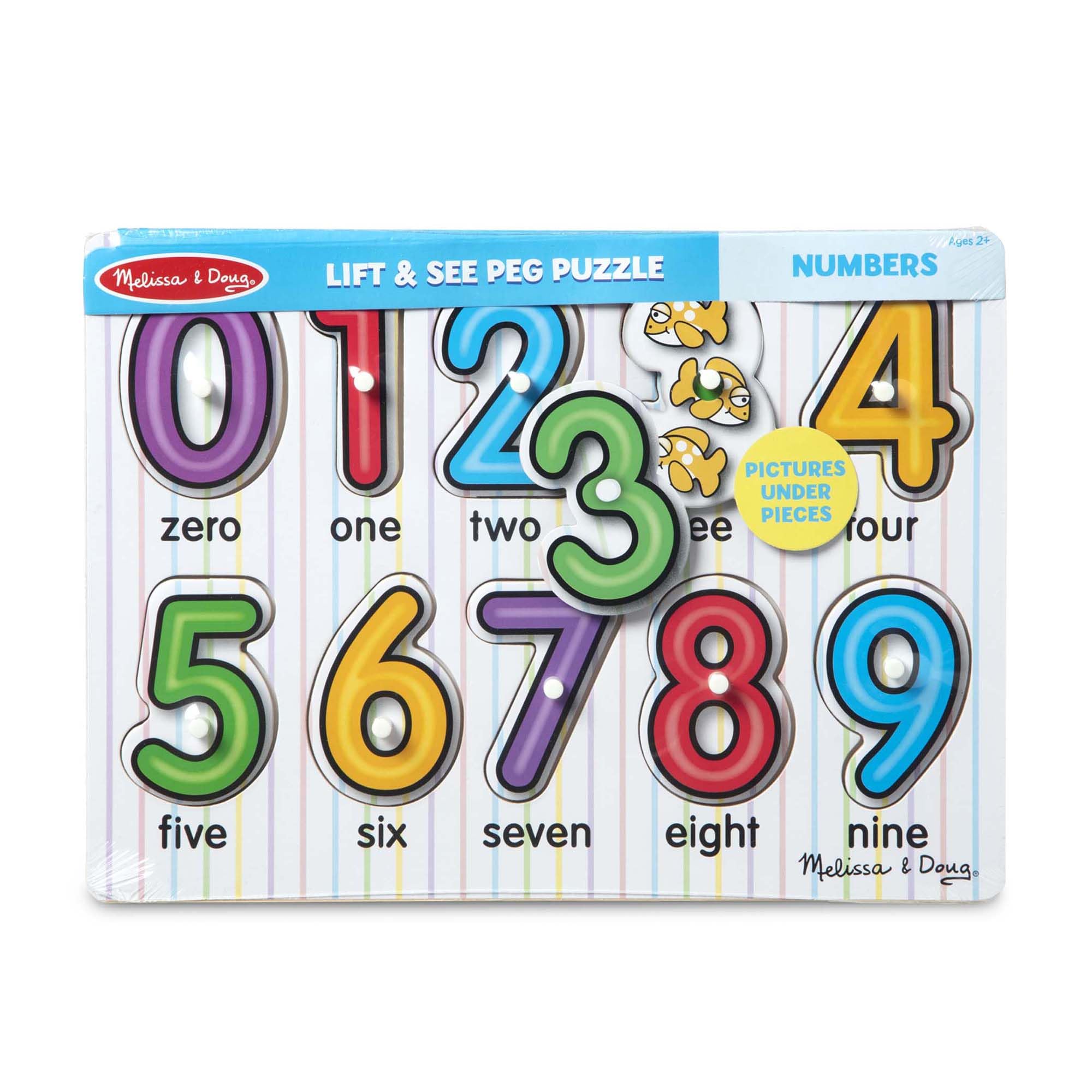 Melissa & Doug See-Inside Numbers Peg