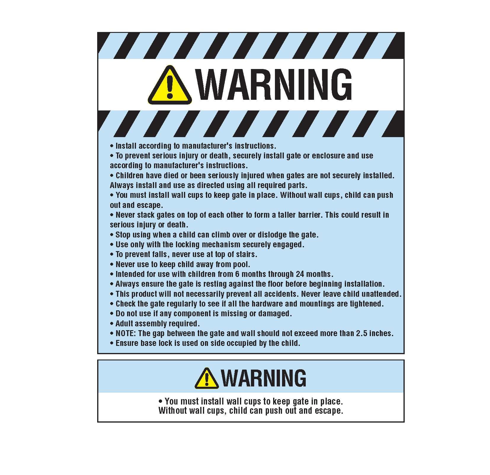 Regalo Easy Step Extra Tall Walk Thru Baby Gate, Bonus Kit, Includes 10 cm Extension Kit