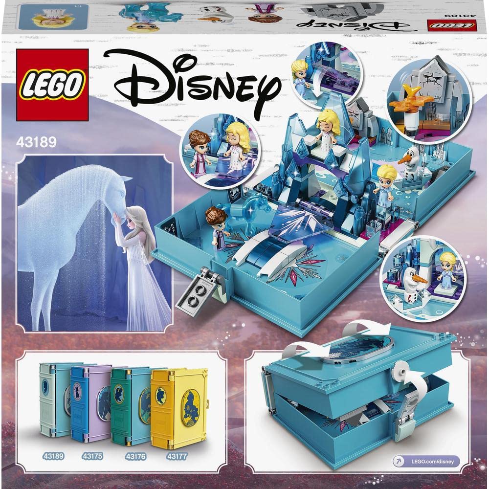 LEGO | Disney Princess Elsa and the Nokk Storybook Adventures 43189 Building Blocks Toy Set; Toys for Boys, Girls, and Kids (125 Pieces)