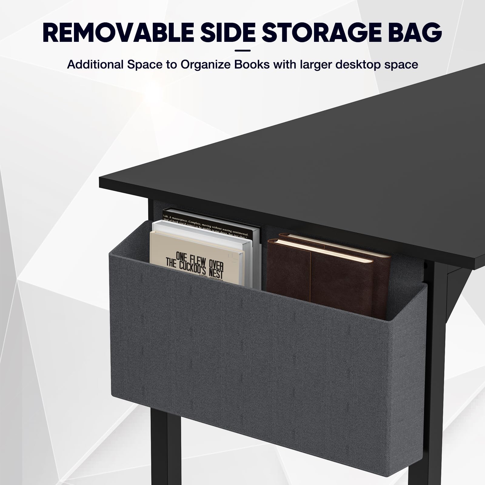 DUMOS Office Small Computer Desk Modern Simple Style/ Black