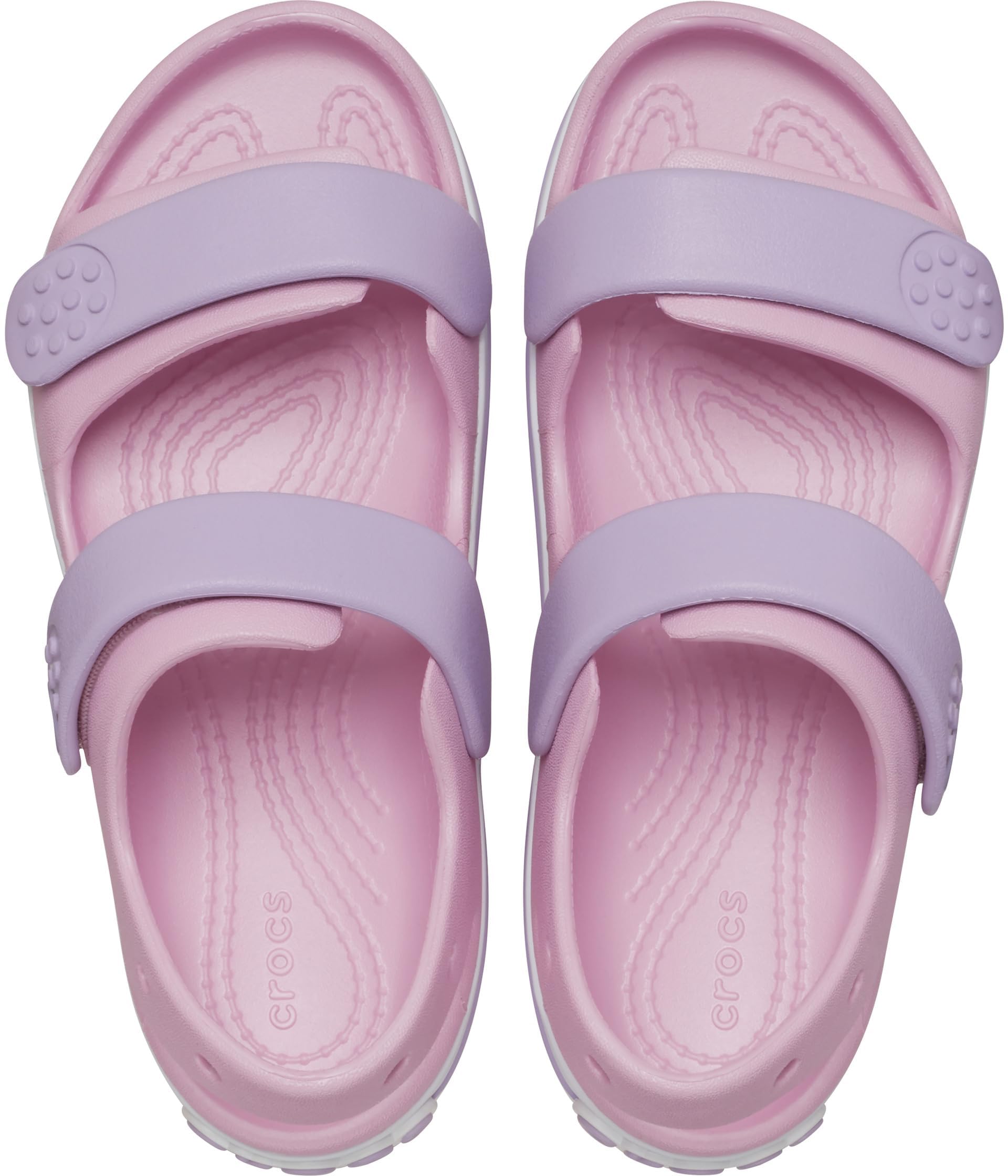 SIZE: 25-26 - Crocs Kids Crocband Cruiser Sandal (Toddler) Kid's Shoes Ballerina/Lavender