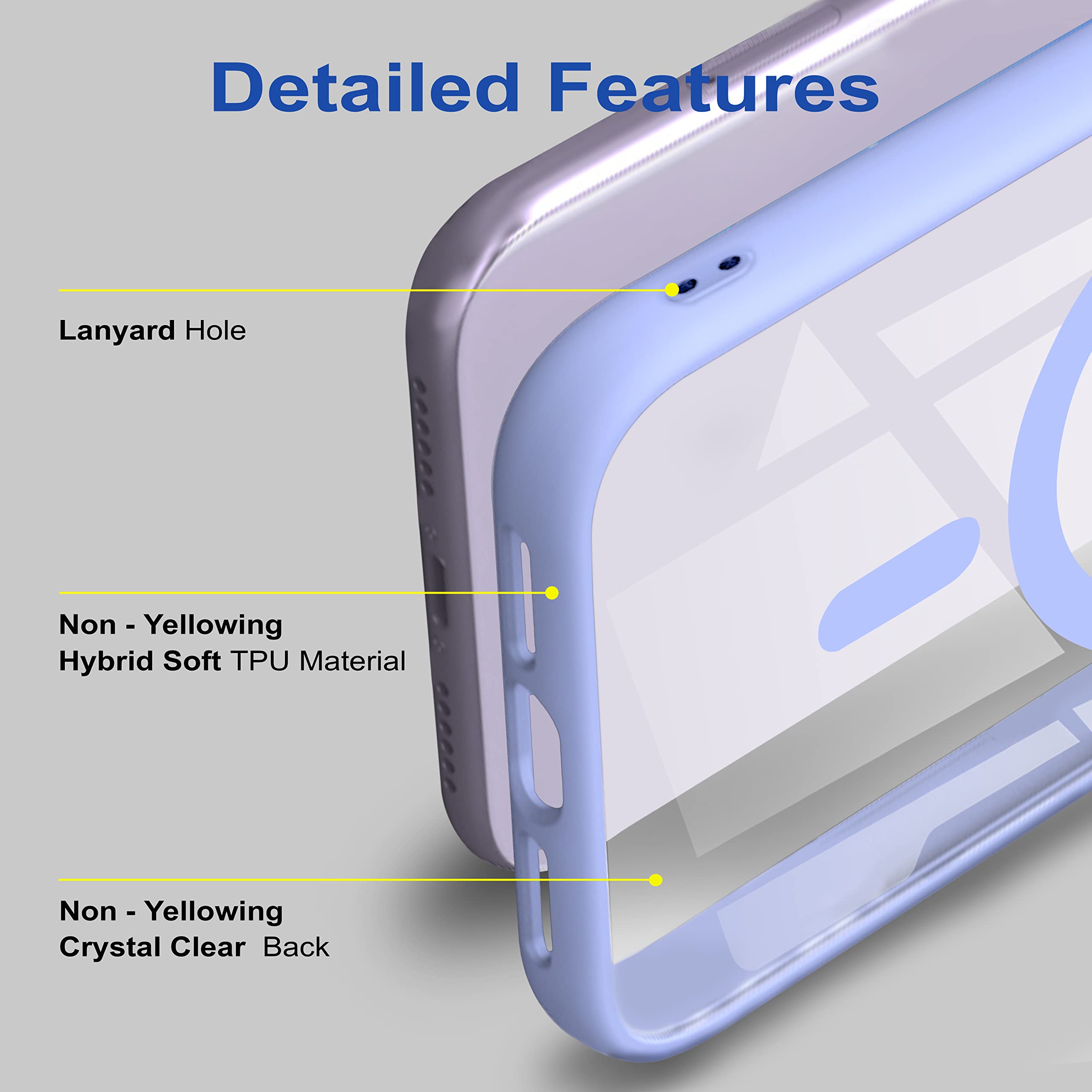 iPhone 14 Pro basics Back Case Cover Thermoplastic Polyurethane_Sierra Blue