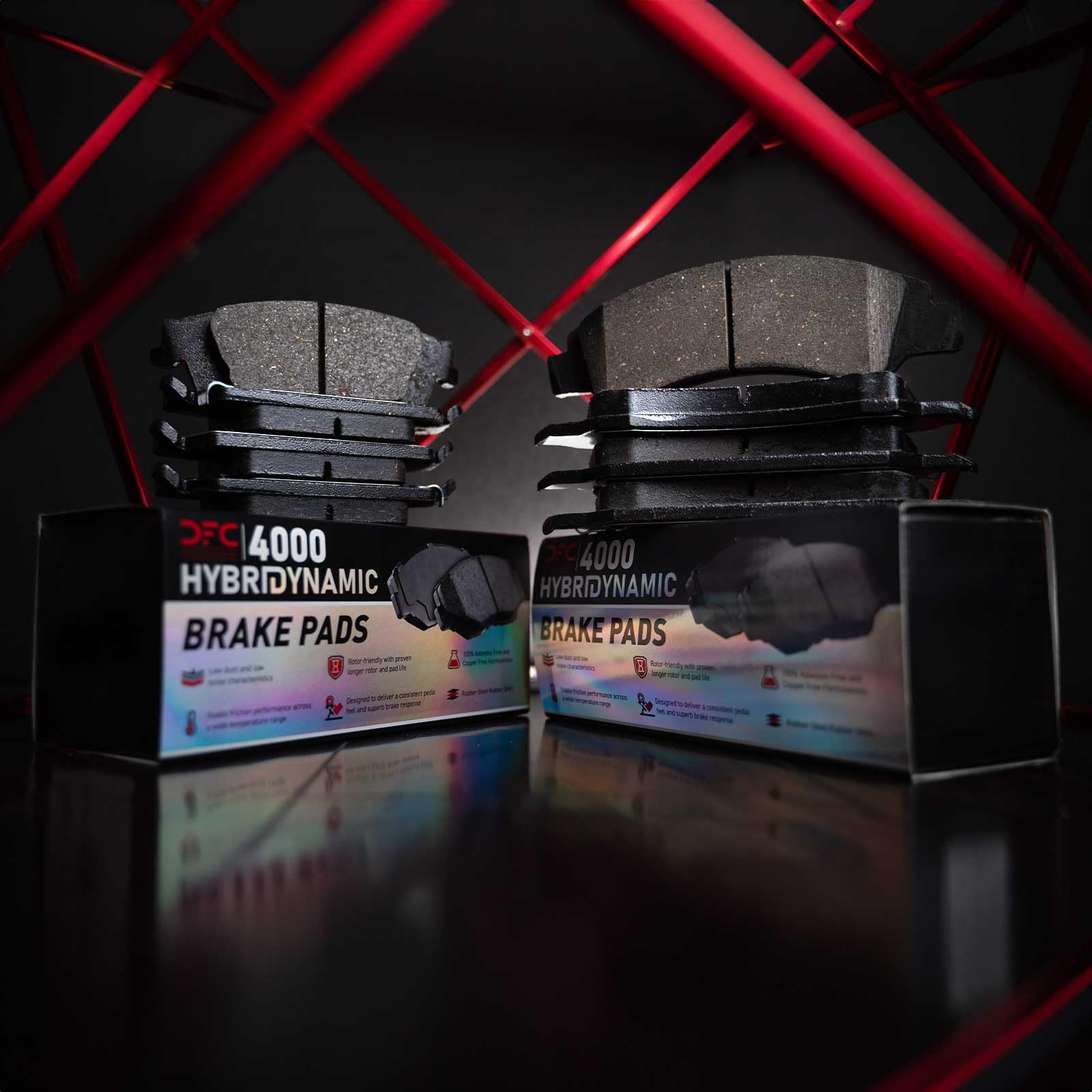 Dynamic Friction Company Rear 4000 HybriDynamic Brake Pads 4000-0228-00