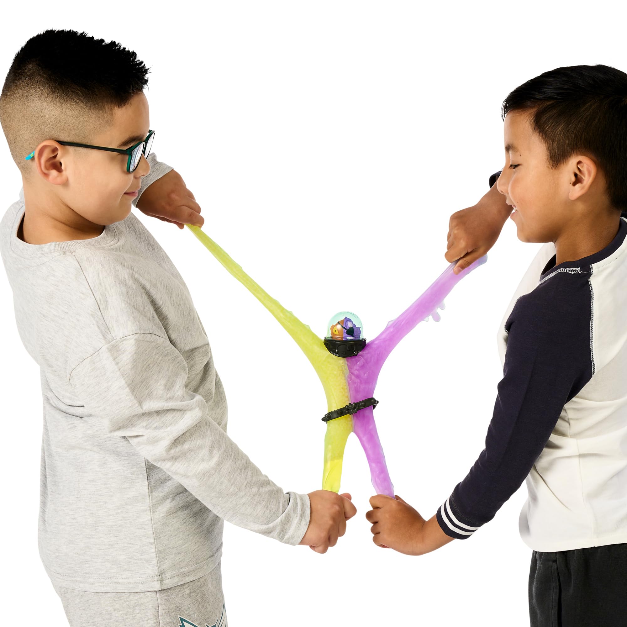 Heroes of Goo Jit Zu Deep Goo Sea Bowlbreath Double Goo Pack. Stretchy, Squishy 6.5" Bowlbreath with 2 in 1 Goo Power and EEL Pop Attack Weapon