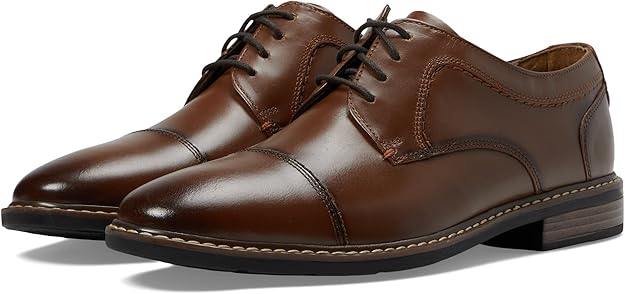 Nunn Bush Hayden Cap Toe Oxford Dress Casual Leather Lace Up Shoes mens Oxford
