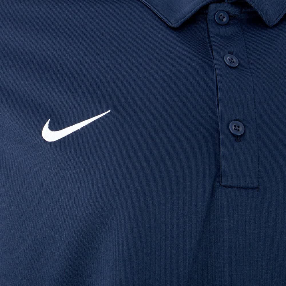 المقاس M - قميص بولو رجالي من Nike Dry Franchise (أمريكي، ألفا، عادي، أزرق داكن)