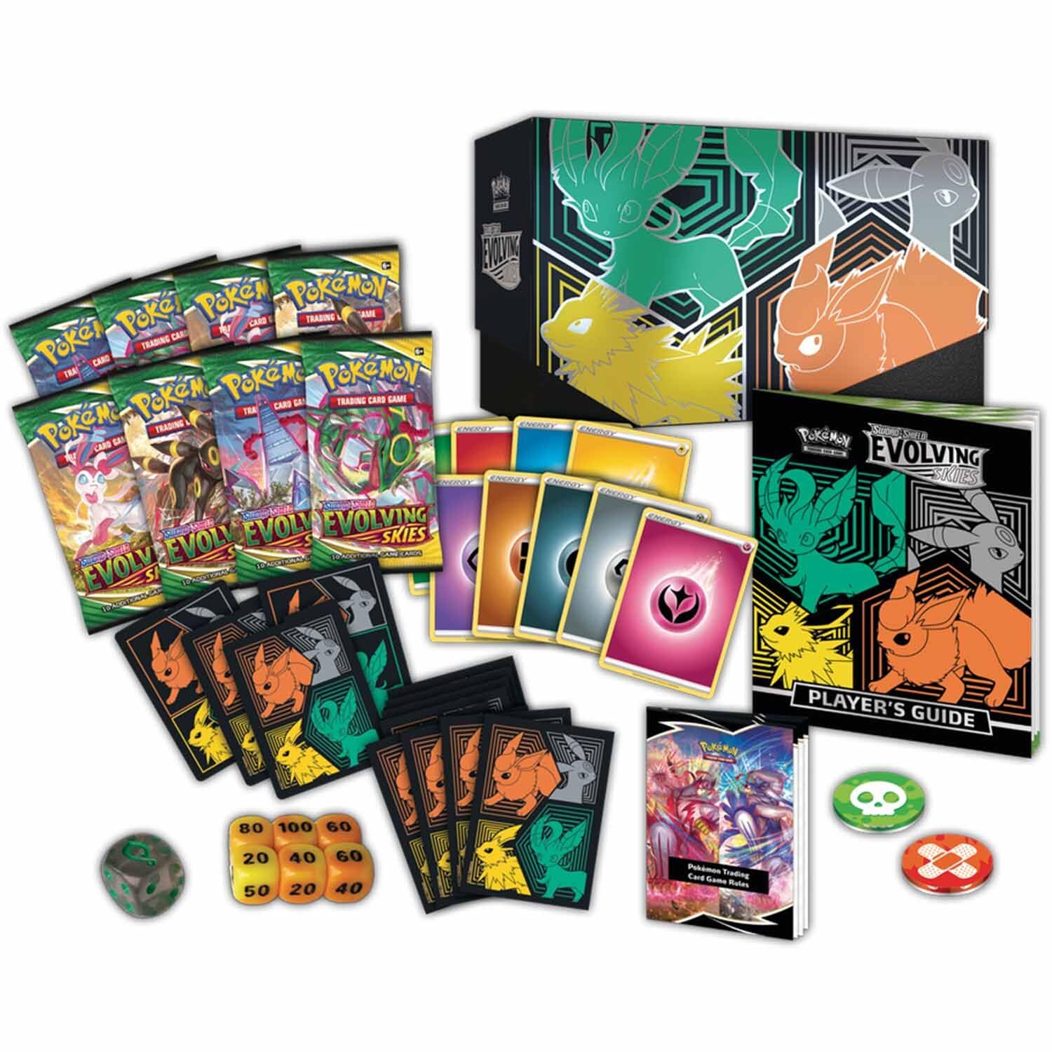 Pokemon TCG: Sword & Shield Evolving Skies Elite Trainer Box, Random, Size 6
