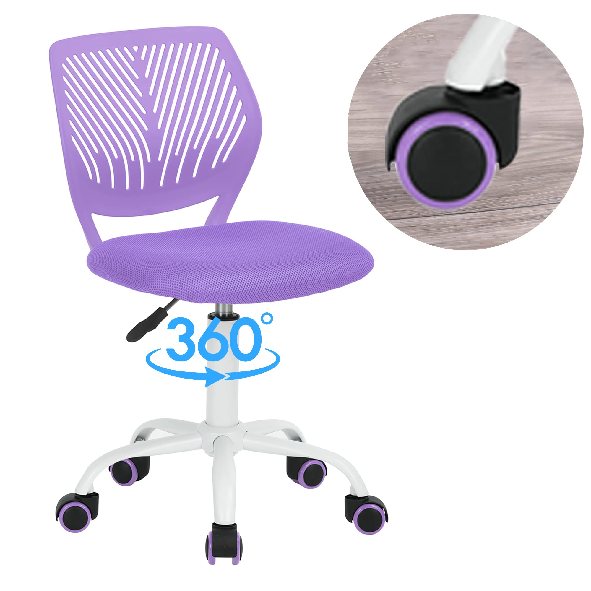 Homy Casa Home Office Chair, Purple