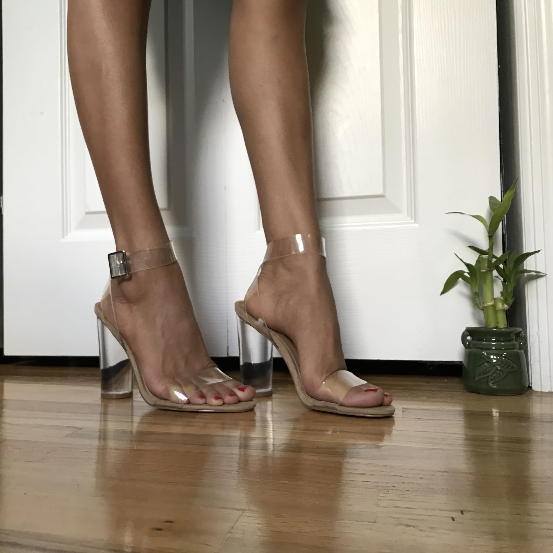 SIZE: 37.5 - Steve Madden Camille womens Heeled Sandal