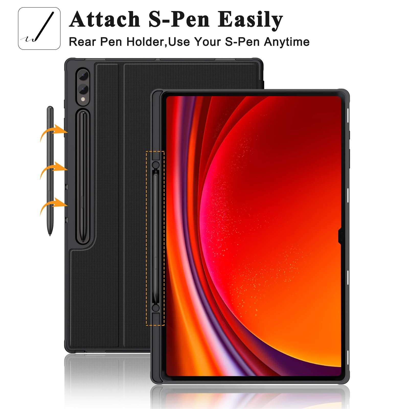 Soke Case for Samsung Galaxy Tab S9 Ultra 2023 / S8 Ultra 2022 with S Pen Holder (Copy)