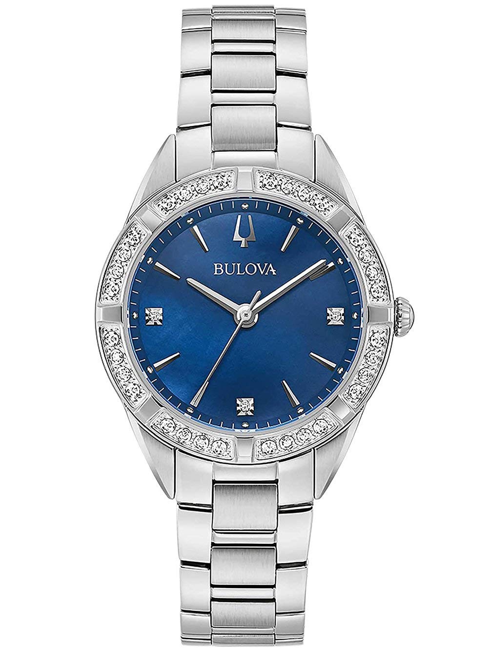 Bulova Women's Analogue Quartz Watch with Stainless Steel Strap