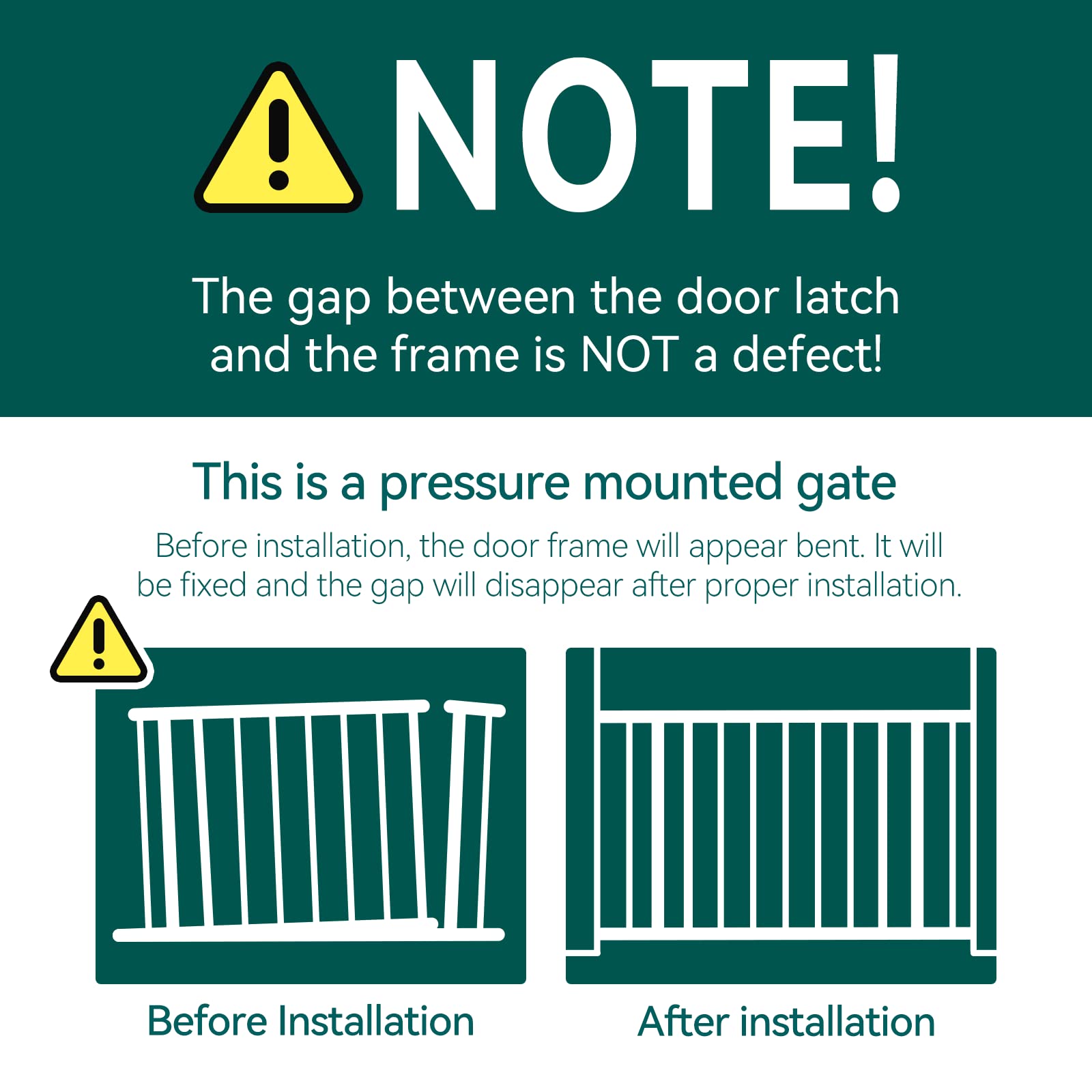 Babelio Metal Baby Gate, 29-48'' Auto Close Easy Install Pet Gate, Extra Wide Walk Thru Child Safety Gate, Pressure Mounted Dog Gate for Doorways & Stairs, with Y Spindle Rods