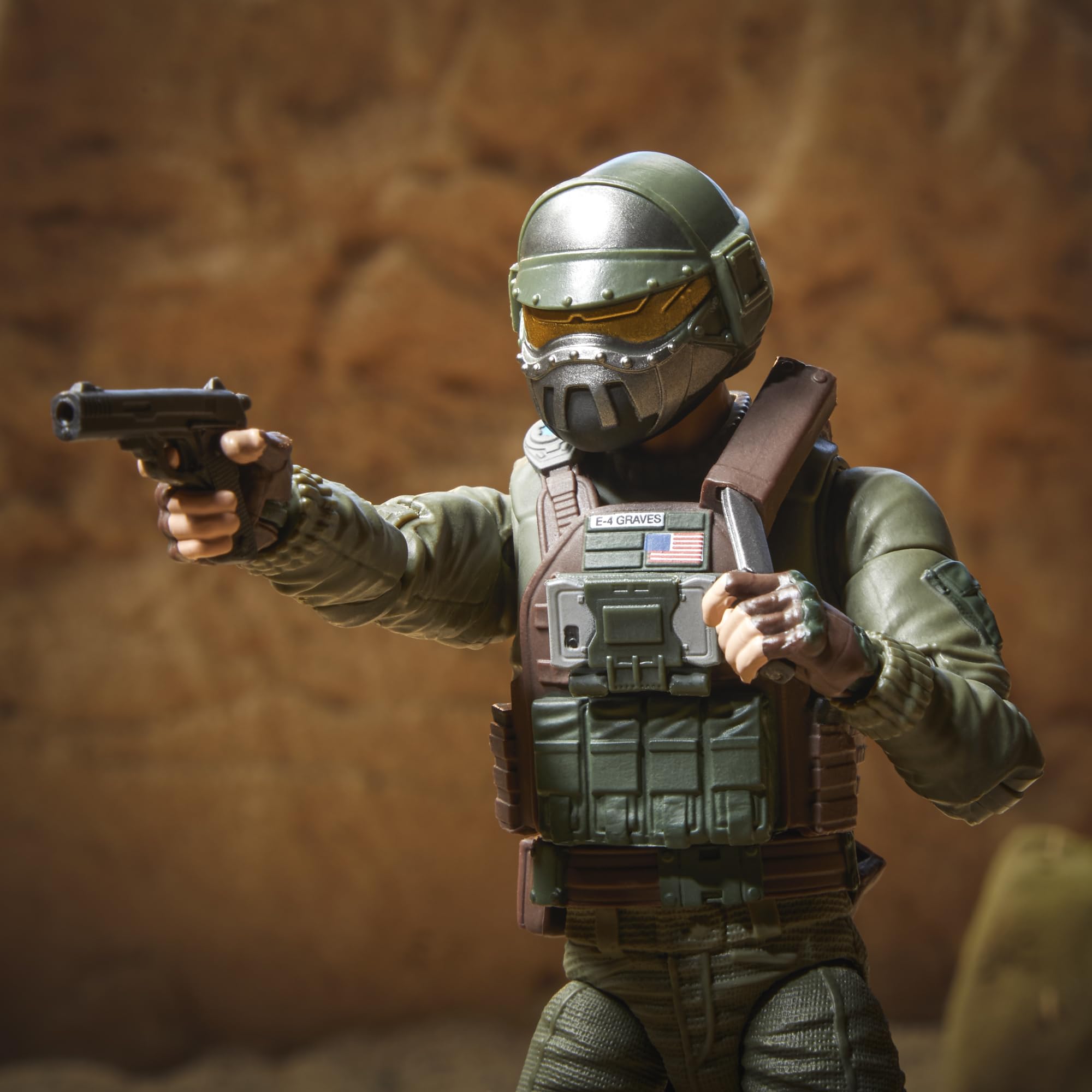 G.I. Joe Classified Series Robert Grunt Graves,Collectible Action Figure,87,6-Inch Action Figures for Boys & Girls,with 8 Accessories