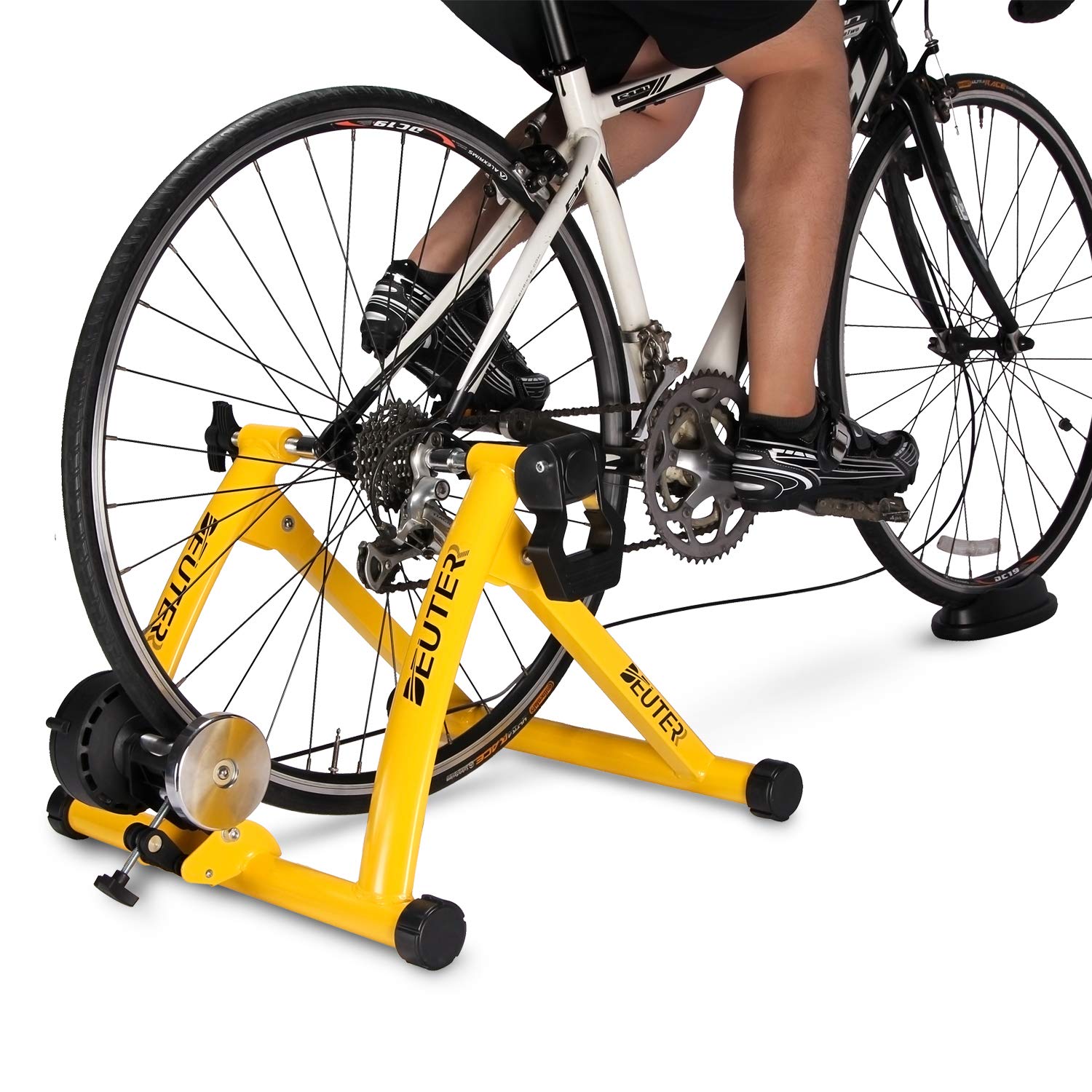 Bike Trainer, Magnetic Bicycle Stationary Stand for Indoor Exercise Riding
