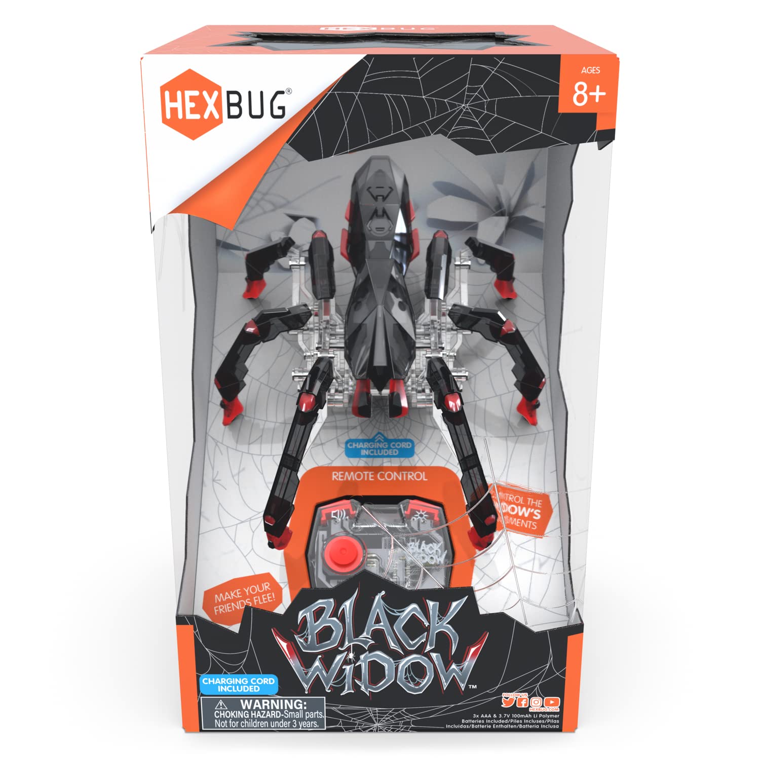 HEXBUG Black Widow, Robotic Toy Spider