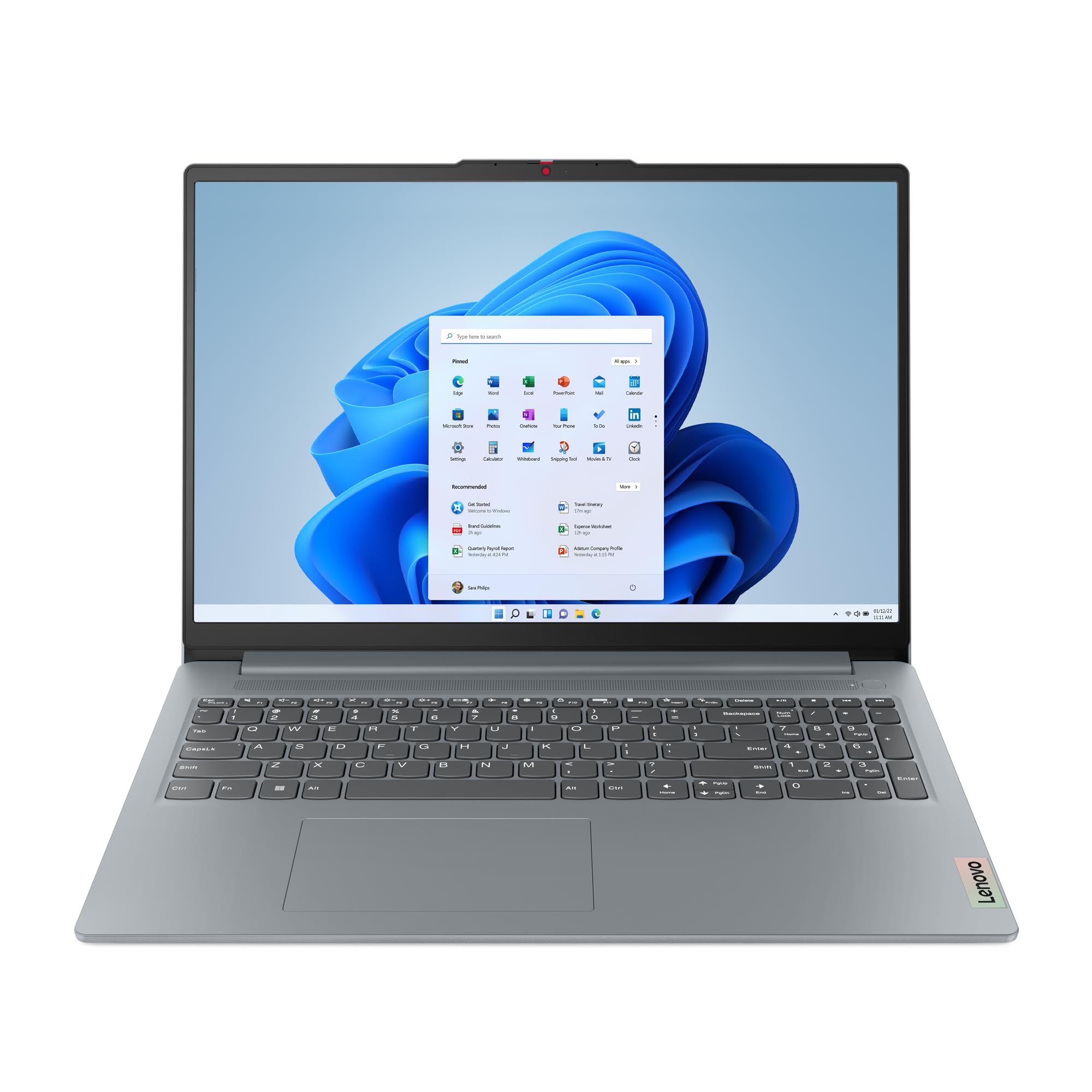 لينوفو آيديا باد ألترا سليم 3 15IAH8، شاشة 15.6 بوصة عالية الوضوح، معالج إنتل i5-12450H، ذاكرة وصول عشوائي 16 جيجابايت، قرص صلب SSD سعة 1 تيرابايت، بطاقة رسومات مدمجة إنتل فائقة الوضوح، لوحة مفاتيح باللغتين الإنجليزية والعربية، ويندوز 11، لون رمادي قطبي