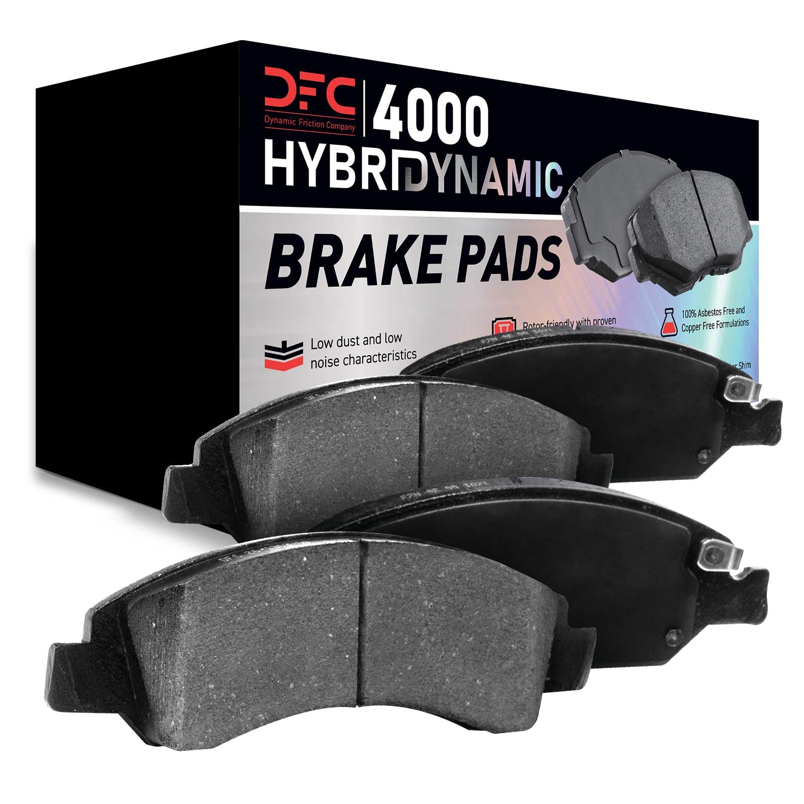 Dynamic Friction Company Rear 4000 HybriDynamic Brake Pads 4000-0228-00