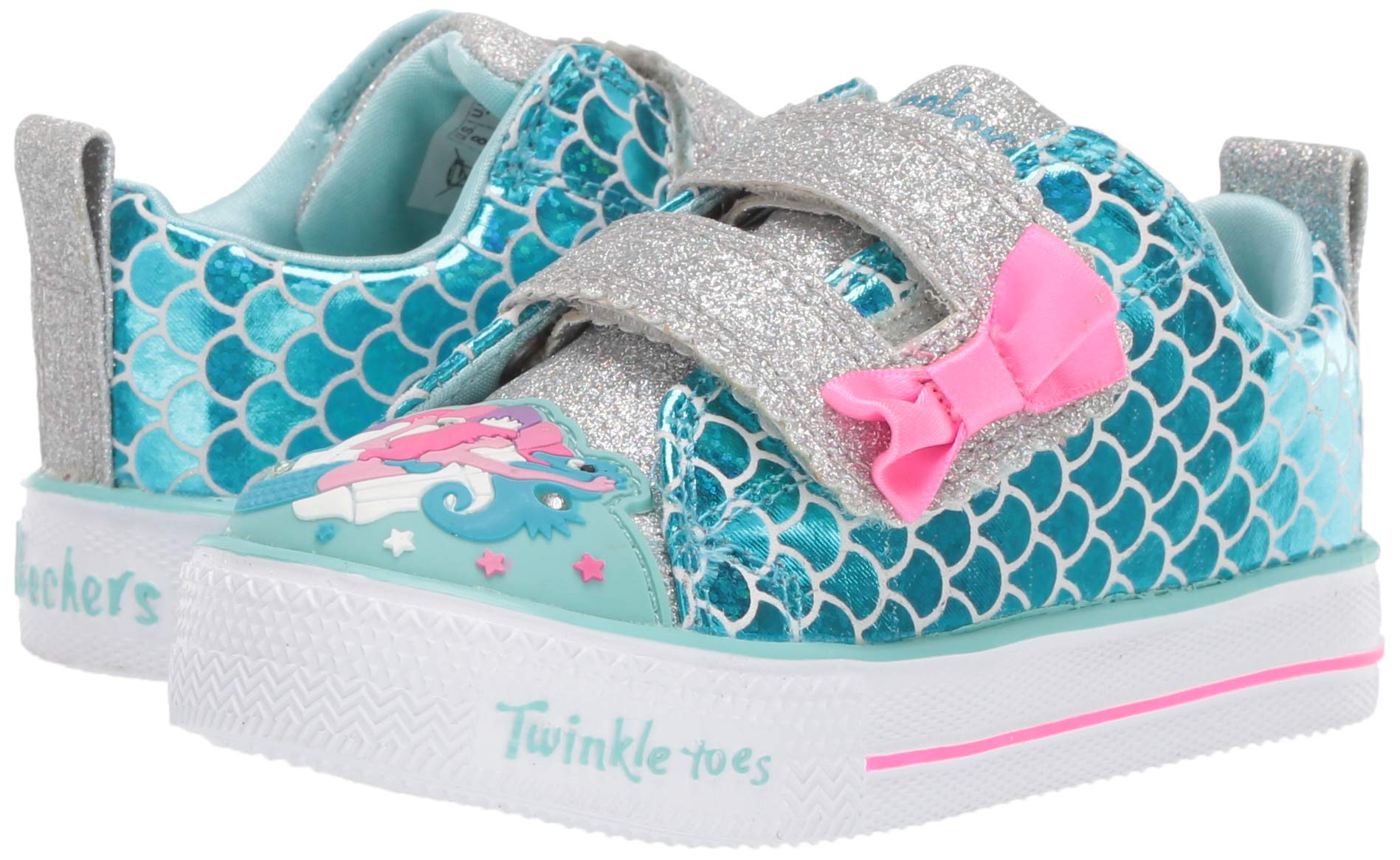 Skechers Kids Girls' Shuffle LITE-Mermaid Parade Sneaker
