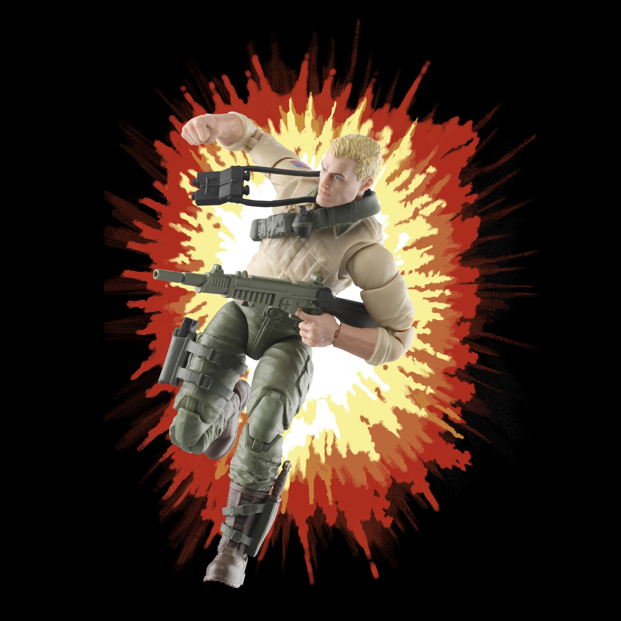 G.I. Joe Classified Series Retro Cardback Duke, Collectible 6-Inch Action Figure with 10 Accessories