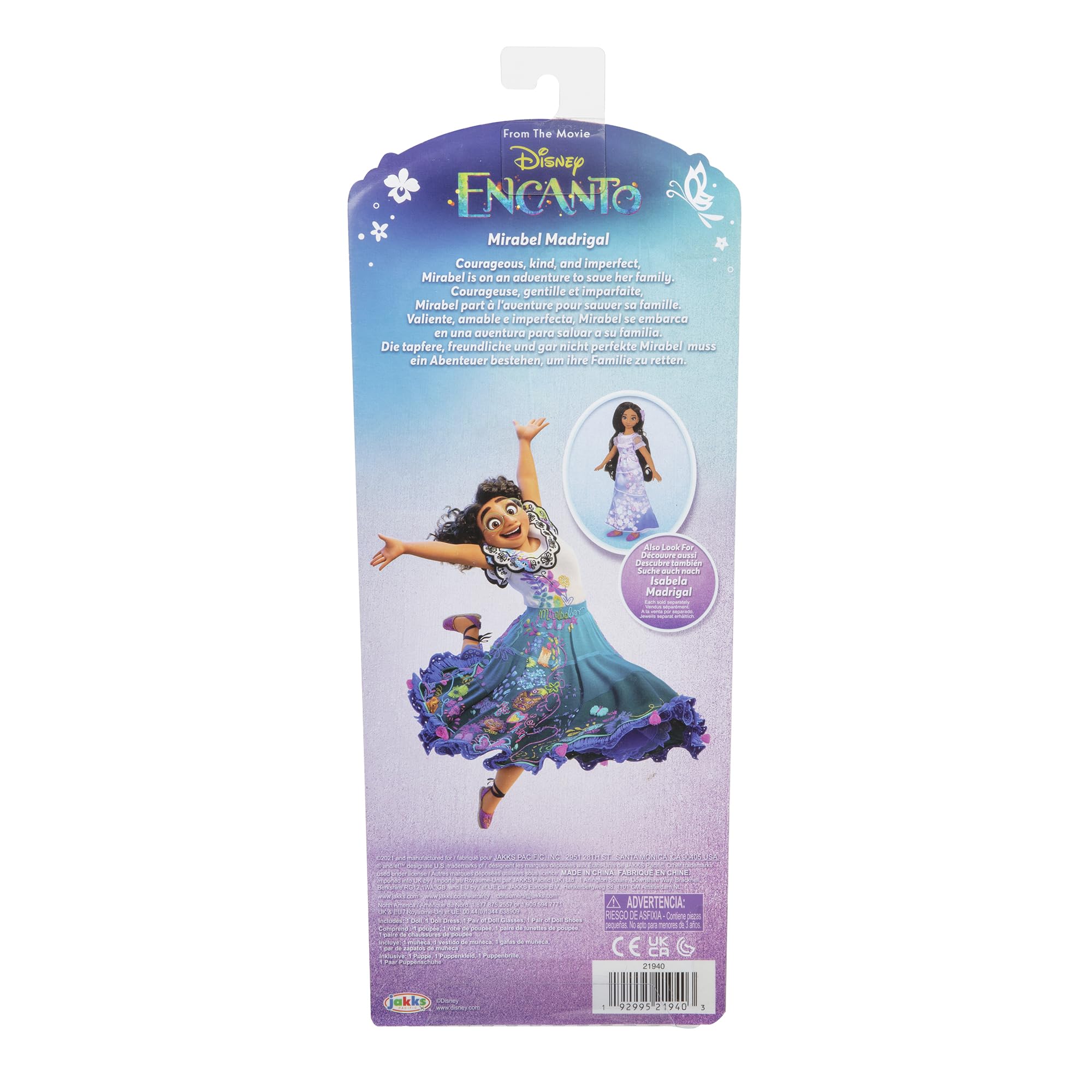 Encanto Core Fashion Doll - Mirabel, Multicolor