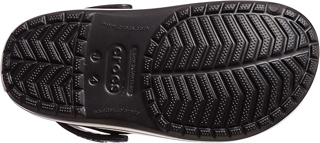 المقاس: 39-40 - قبقاب كروكس كروكباند للجنسين - للكبار، أسود