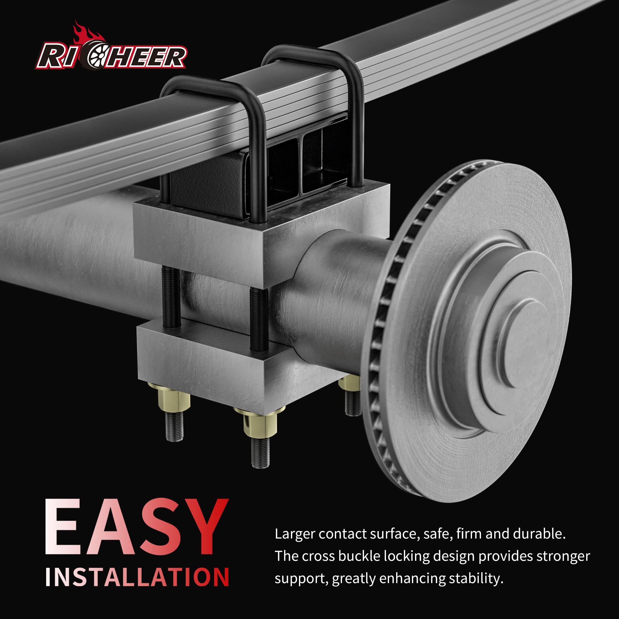 Leveling Lift Kit for 2004-2020 F150, 3" Front and 2" Rear Leveling Lift Kit Raise Your F150, 3"+2" Strut Spacers Height for 2004-2020 F150 2WD 4WD