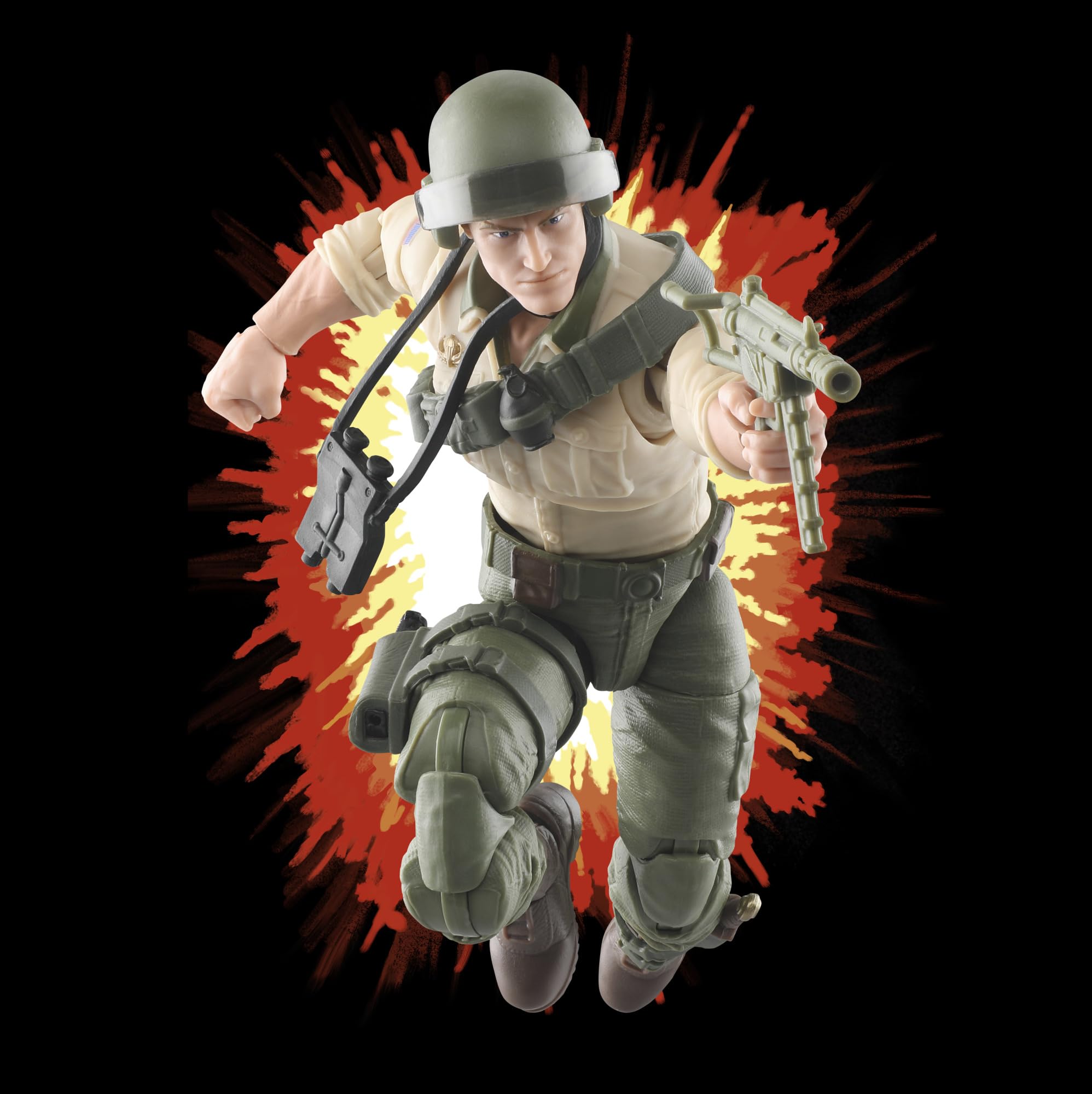 G.I. Joe Classified Series Retro Cardback Duke, Collectible 6-Inch Action Figure with 10 Accessories