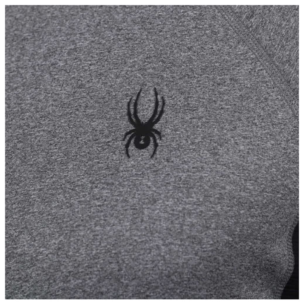 SIZE: L -Spyder Mens Active Midweight Long Sleeve Baselayer Shirt (Large, Greystone)