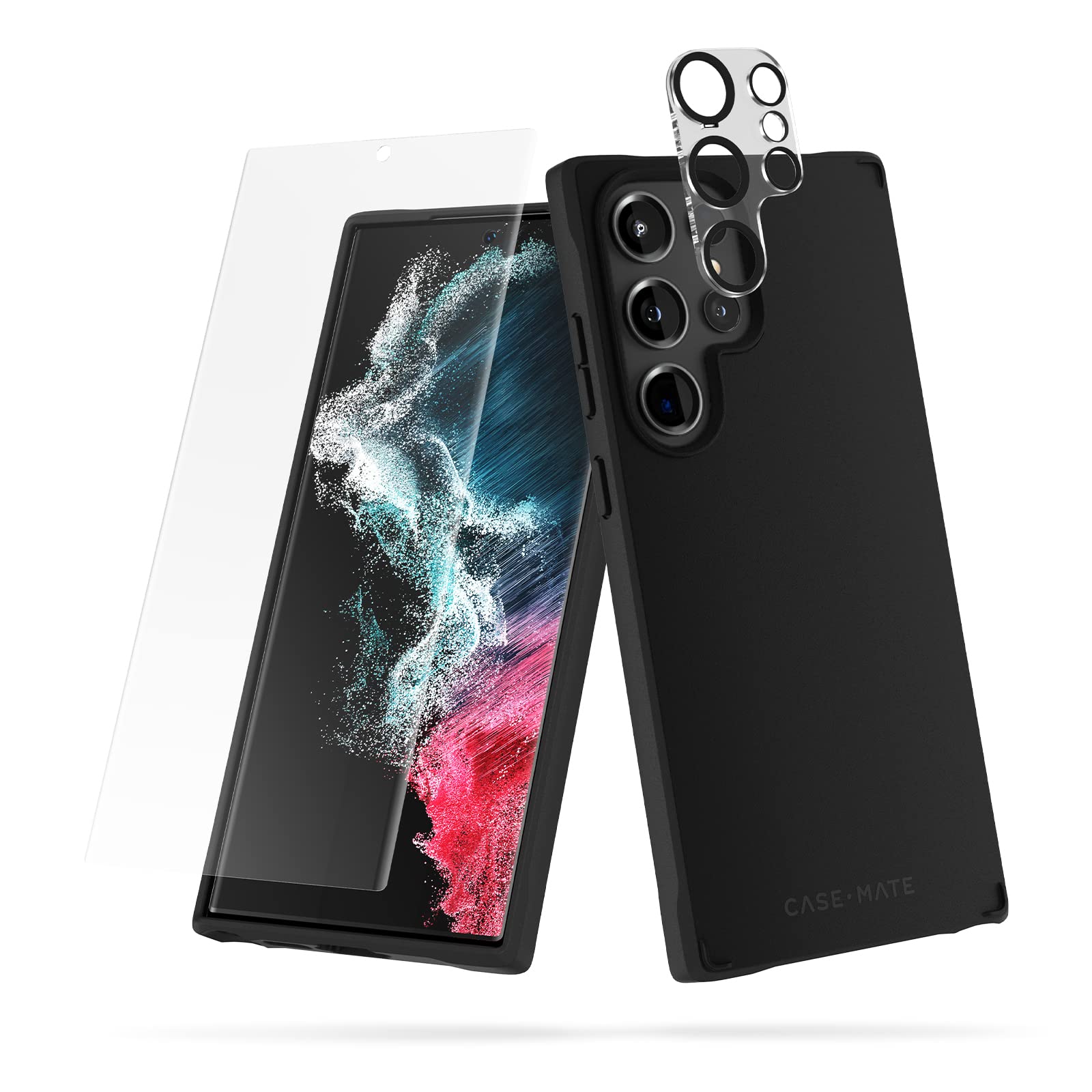 American Tourister Tranquil 3-piece Hardside Set (Blue). Size: 51 cm, 61 cm, 71 cm - D