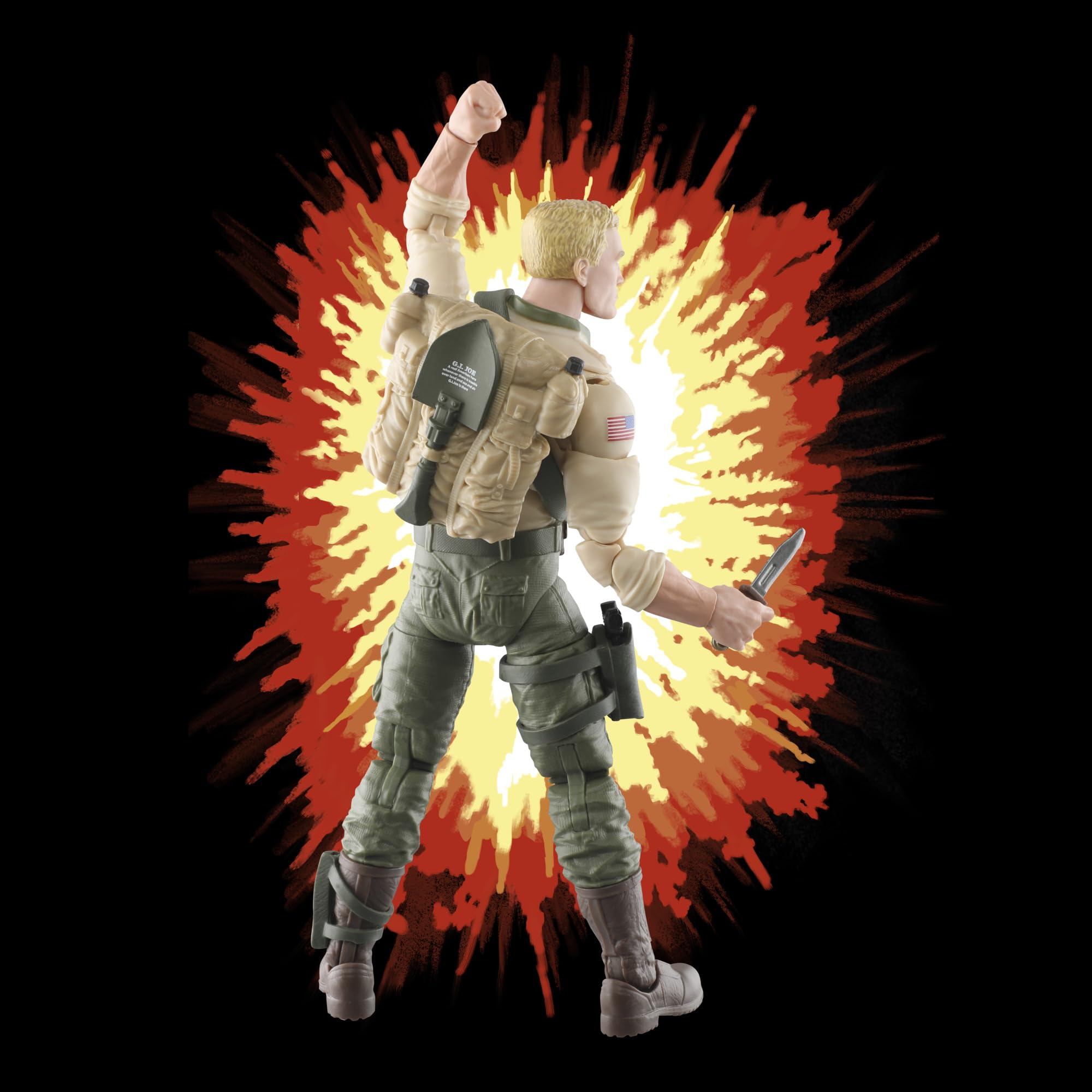 G.I. Joe Classified Series Retro Cardback Duke, Collectible 6-Inch Action Figure with 10 Accessories