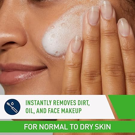 CeraVe Hydrating Cleanser | Face and Body Wash for Normal to Dry skin with Hyaluronic Acid and Ceramides | Fragrance Free Paraben Free |8Oz, 236 ML