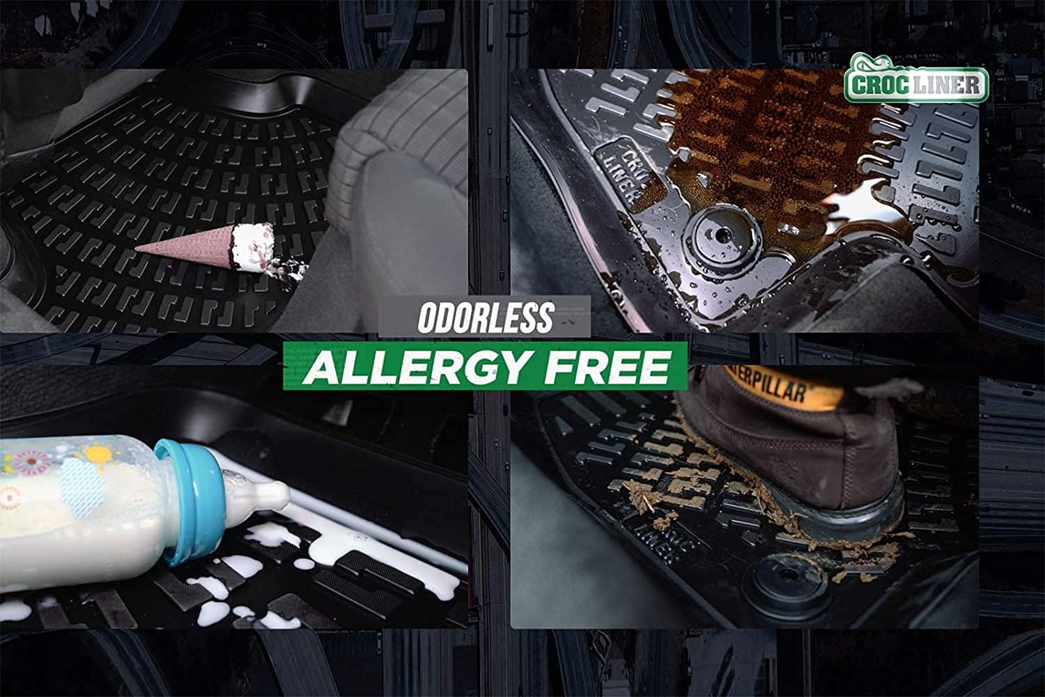 Croc Liner All Weather Cargo Liners Compatible with (Volvo XC-40/2019-2023)