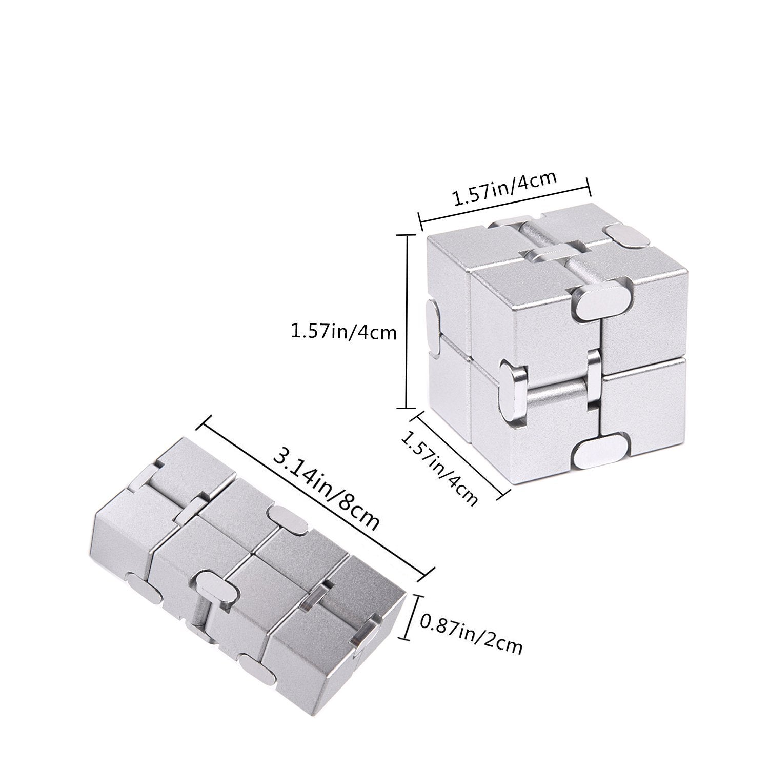 مكعب فيدجيت من جويانك، إصدار جديد، ألعاب فيدجيت للأصابع - مكعب إنفينيتي مثالي لتخفيف التوتر والقلق/اضطراب فرط الحركة ونقص الانتباه، متين للغاية