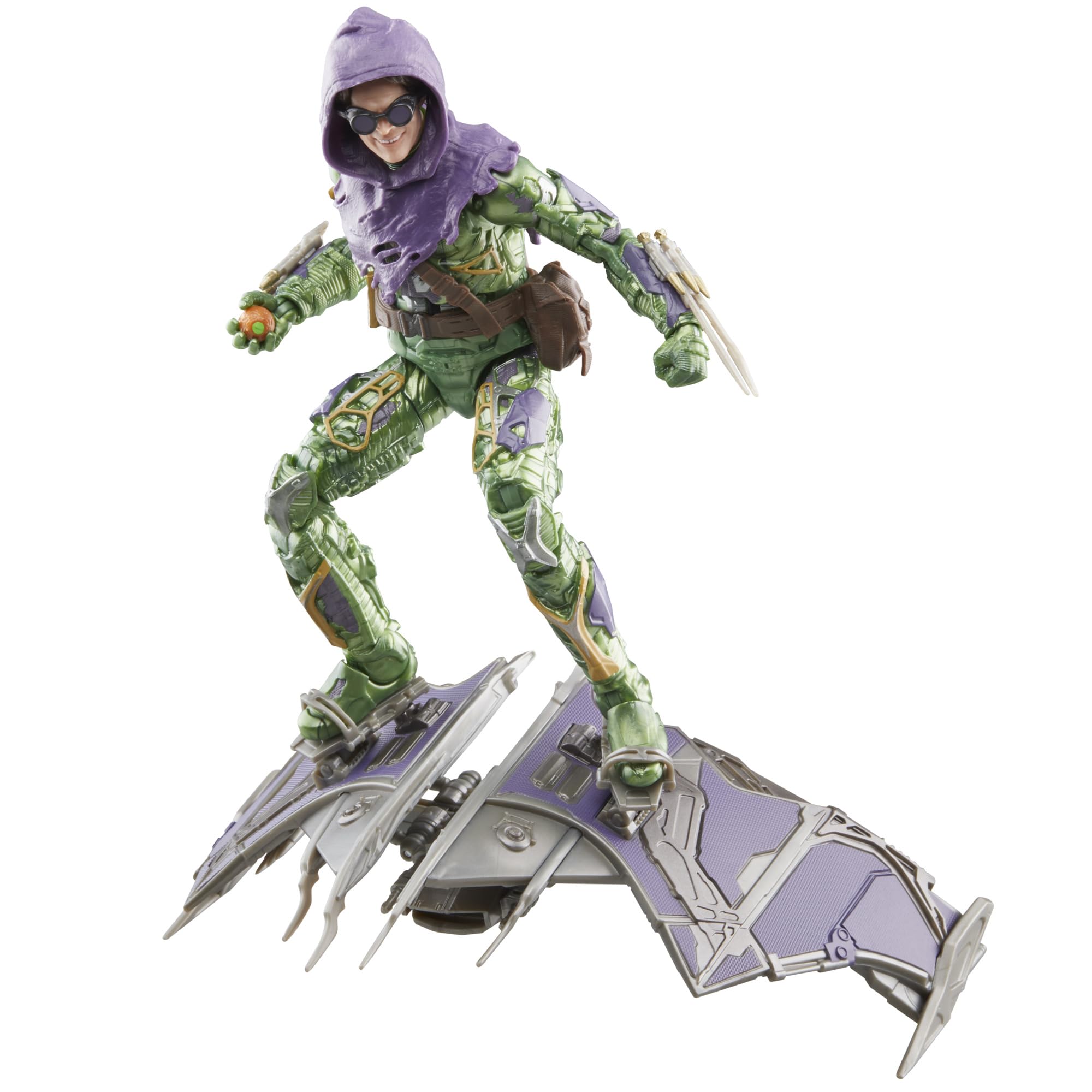 Marvel Legends Green Goblin and Spider-Man No Way Home Deluxe 6-Inch Action Figures With 6 Accessories