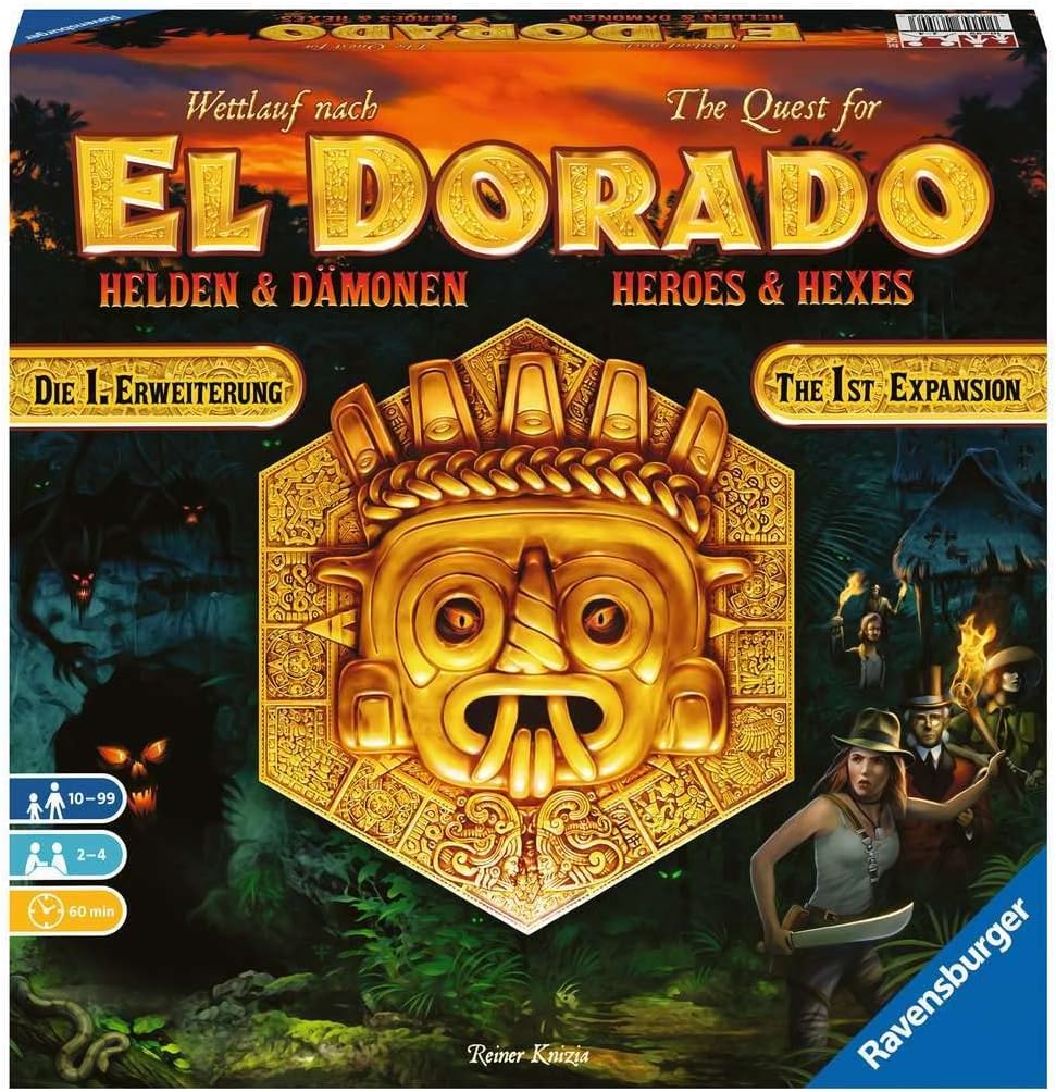 Ravensburger The Quest for El Dorado: Golden Temples Adventure Family Game For Ages 10 & Up