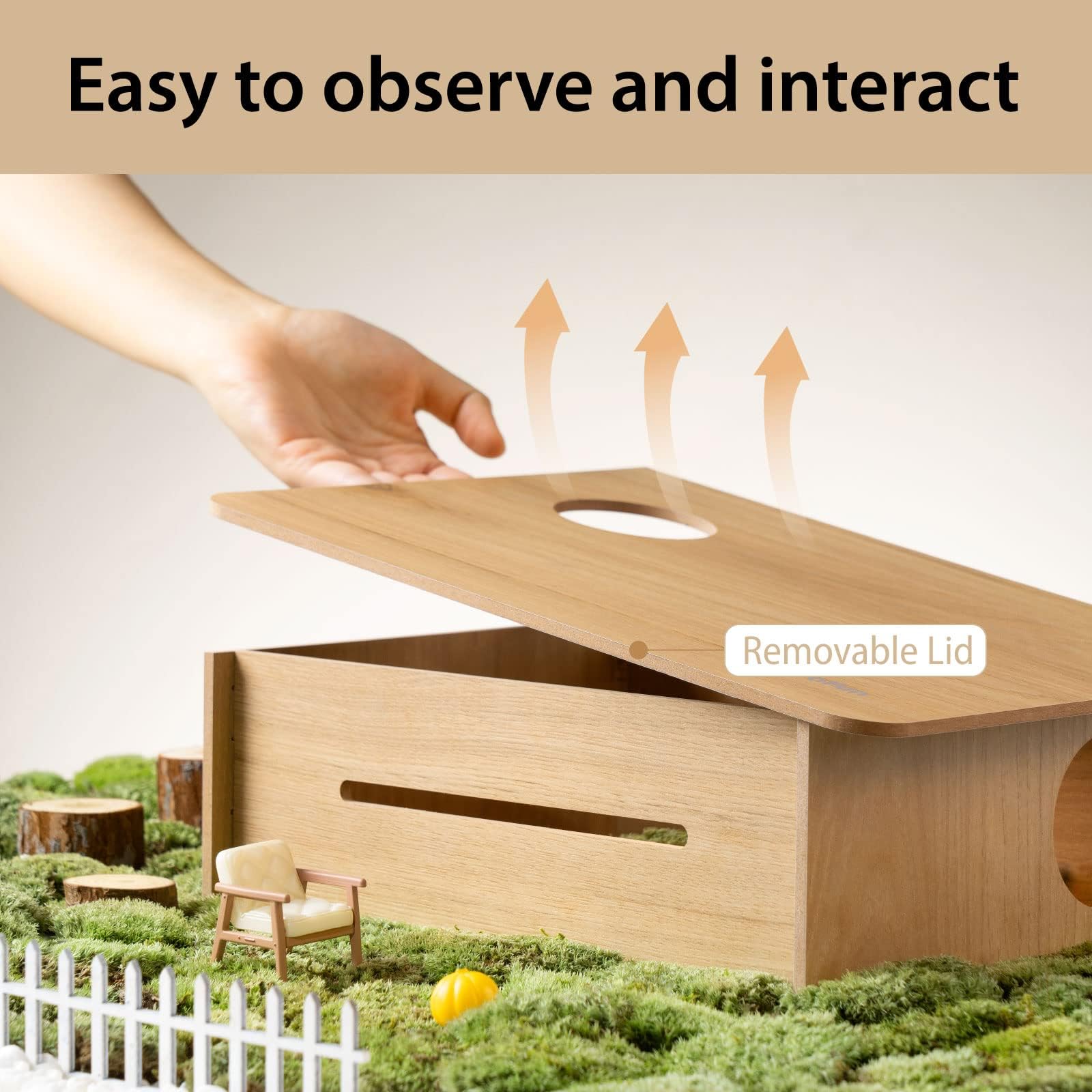 متاهة منزل الهامستر من MEWOOFUN (مخبأ الهامستر رقم 3)