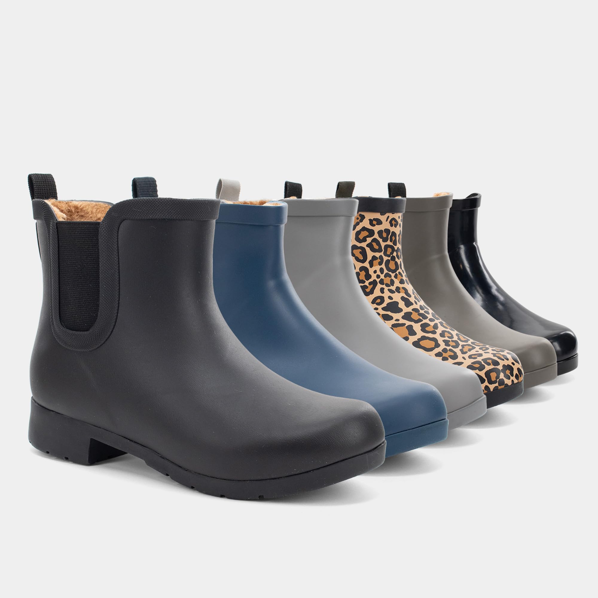 SIZE 38.5: Chooka Women's Waterproof Plush Chelsea Bootie Chelsea Boot, Delridge Black