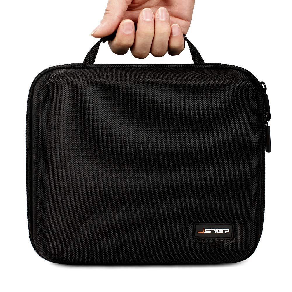 حقيبة JSVER Gear VR للسفر والتخزين وحقيبة حماية لحملها مع سماعة الواقع الافتراضي Samsung Gear VR/Oculus Go ومجموعة أدوات التحكم في الألعاب ولوحة التحكم