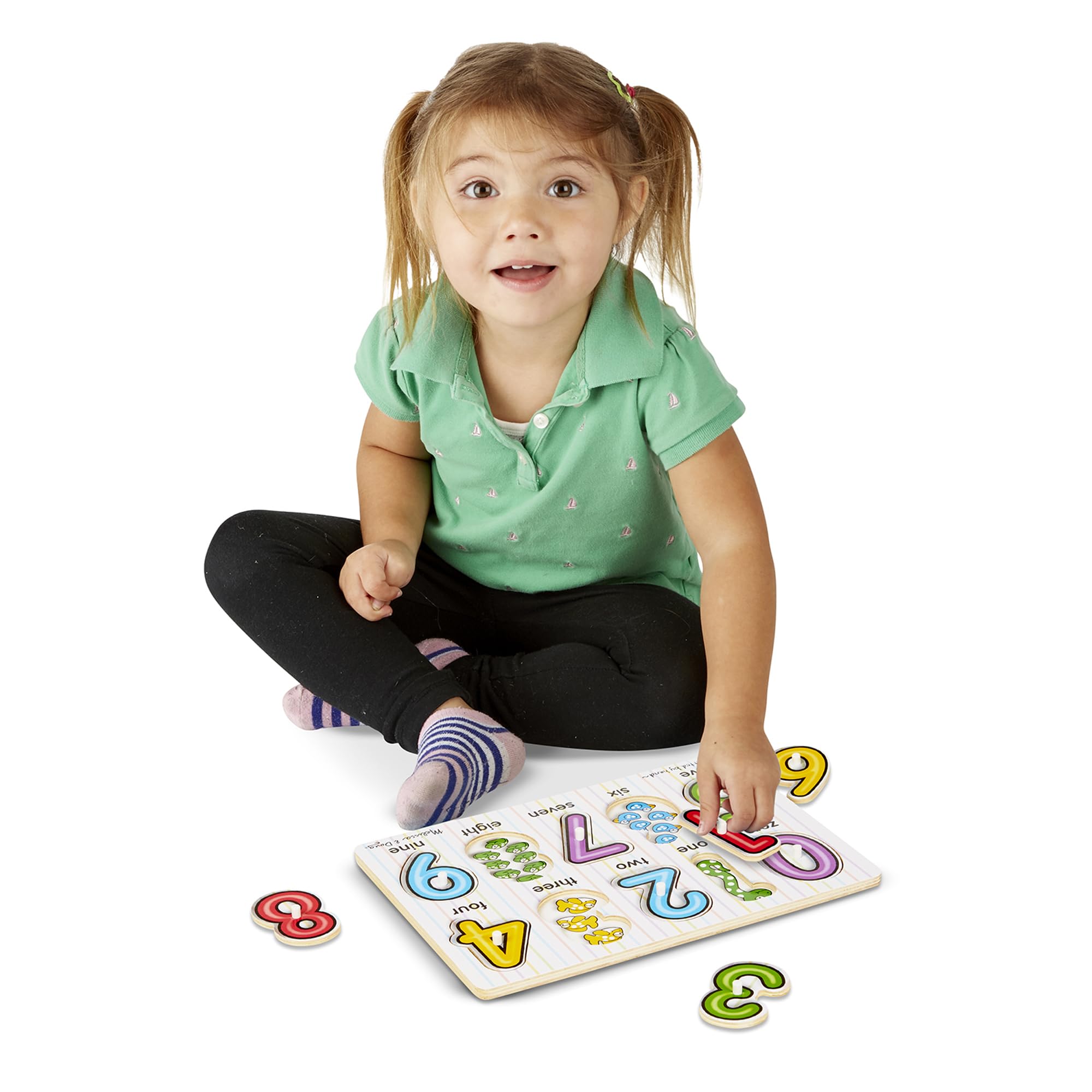 Melissa & Doug See-Inside Numbers Peg