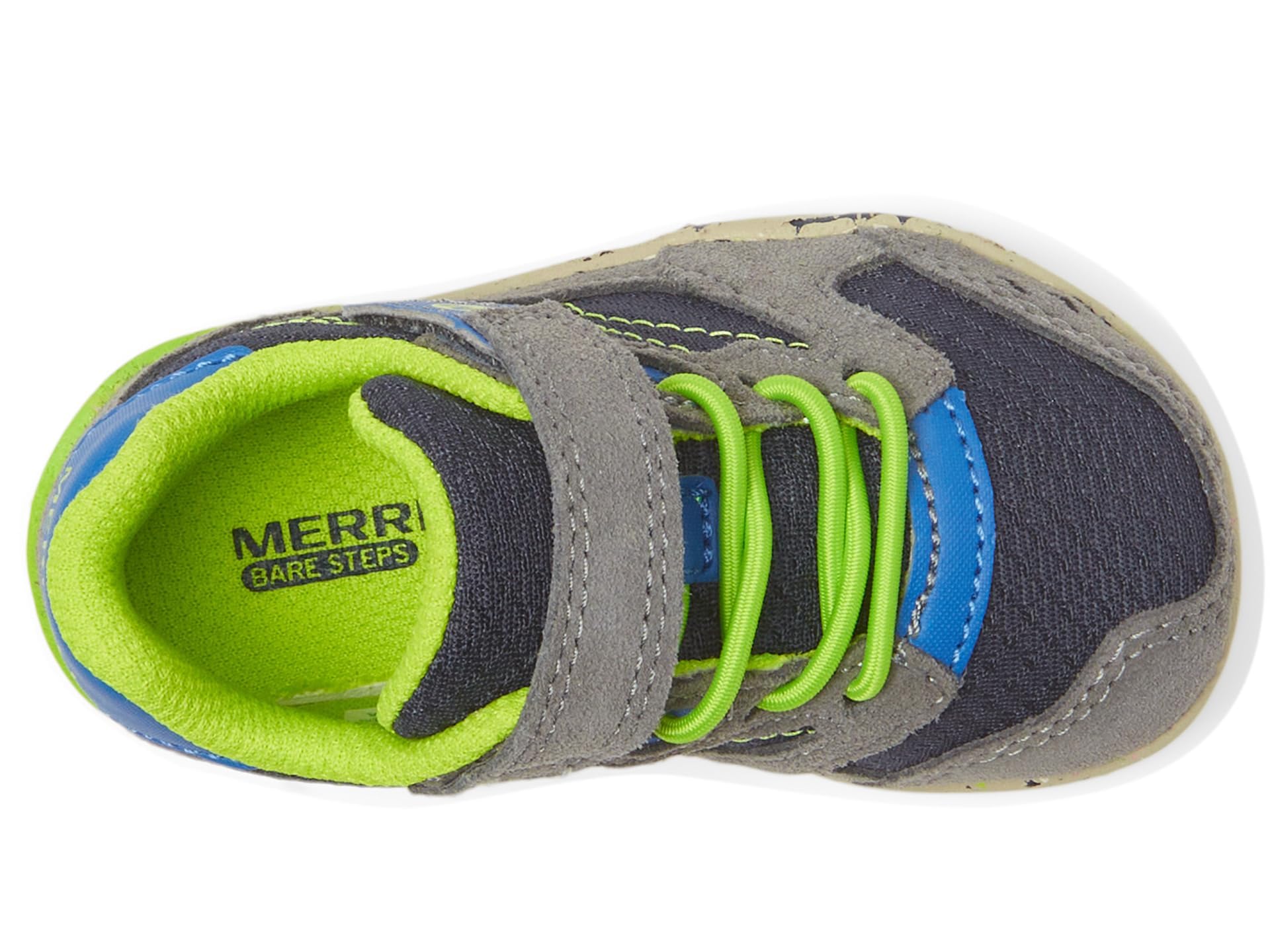 المقاس: 20 - حذاء رياضي Merrell Bare Steps A83 للأطفال، مناسب للجنسين