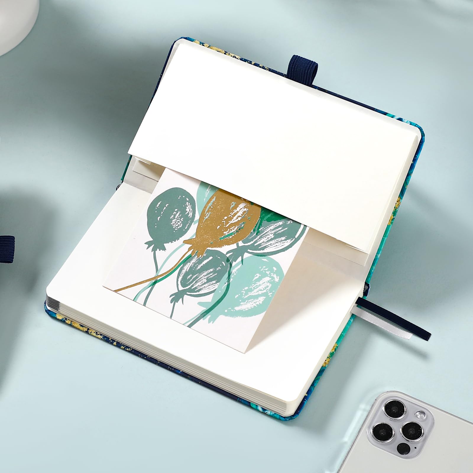 2024-2026 Pocket Planner/Calendar - 3 Year Monthly Planner 2024-2026 with 63 Notes Pages, Jan. 2024 - Dec. 2026, 3.8" x 6.4", Monthly Calendar 2024-2026 with Inner Pocket + Pen Hold - Blue