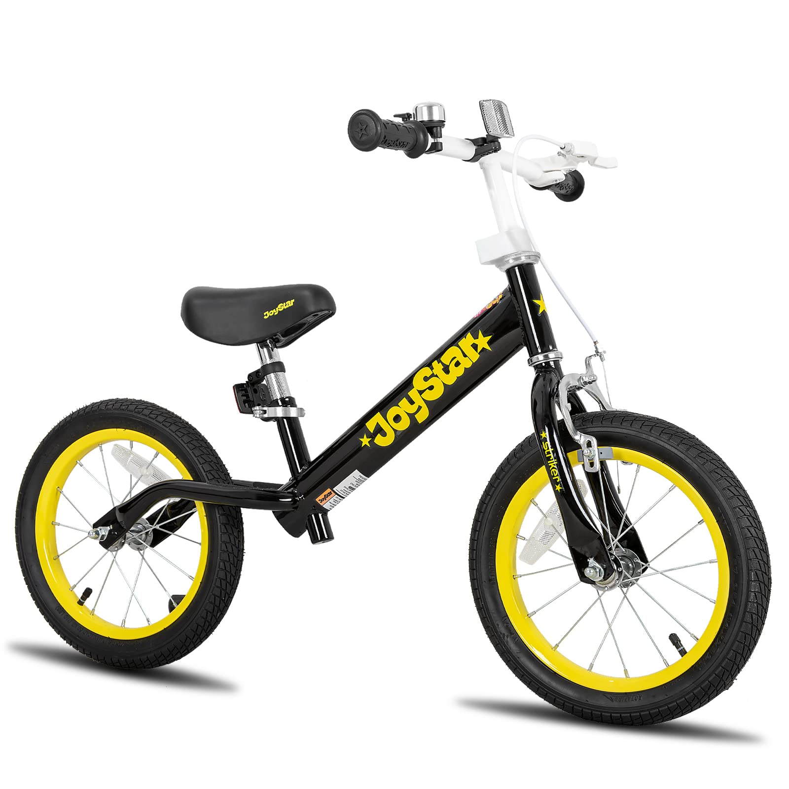 JOYSTAR 16 Inch Balance Bike for Big Kids 5 to 8 Years Old with Adjustable Seat, No Pedal Training Bicycle