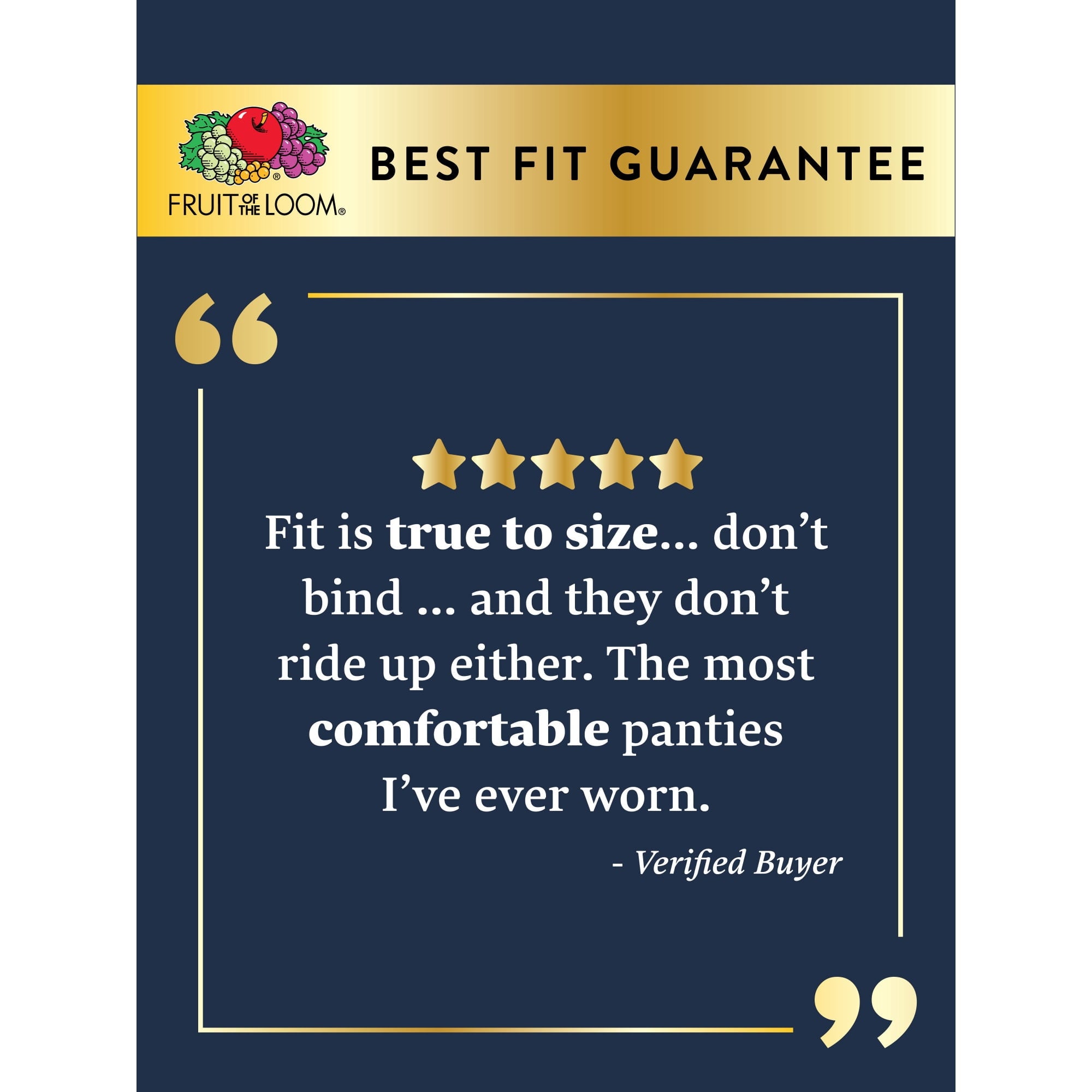 المقاس: 8/XL (مقاس البنطال: 14-16) - ملابس داخلية نسائية قطنية من Fruit of the Loom، عبوة من 10 قطع